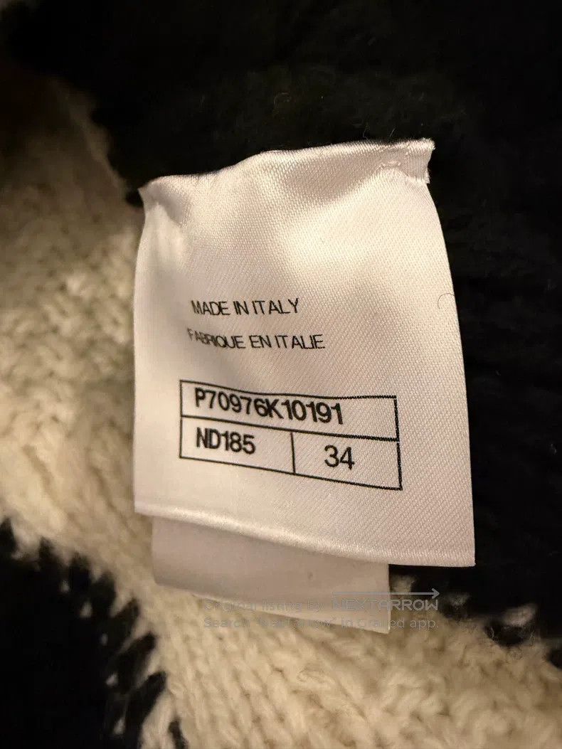 Chanel Chanel 21A Black and White Handicraft Series Knitted Sweat Size XXS / US 00 / IT 34 - 4 Thumbnail