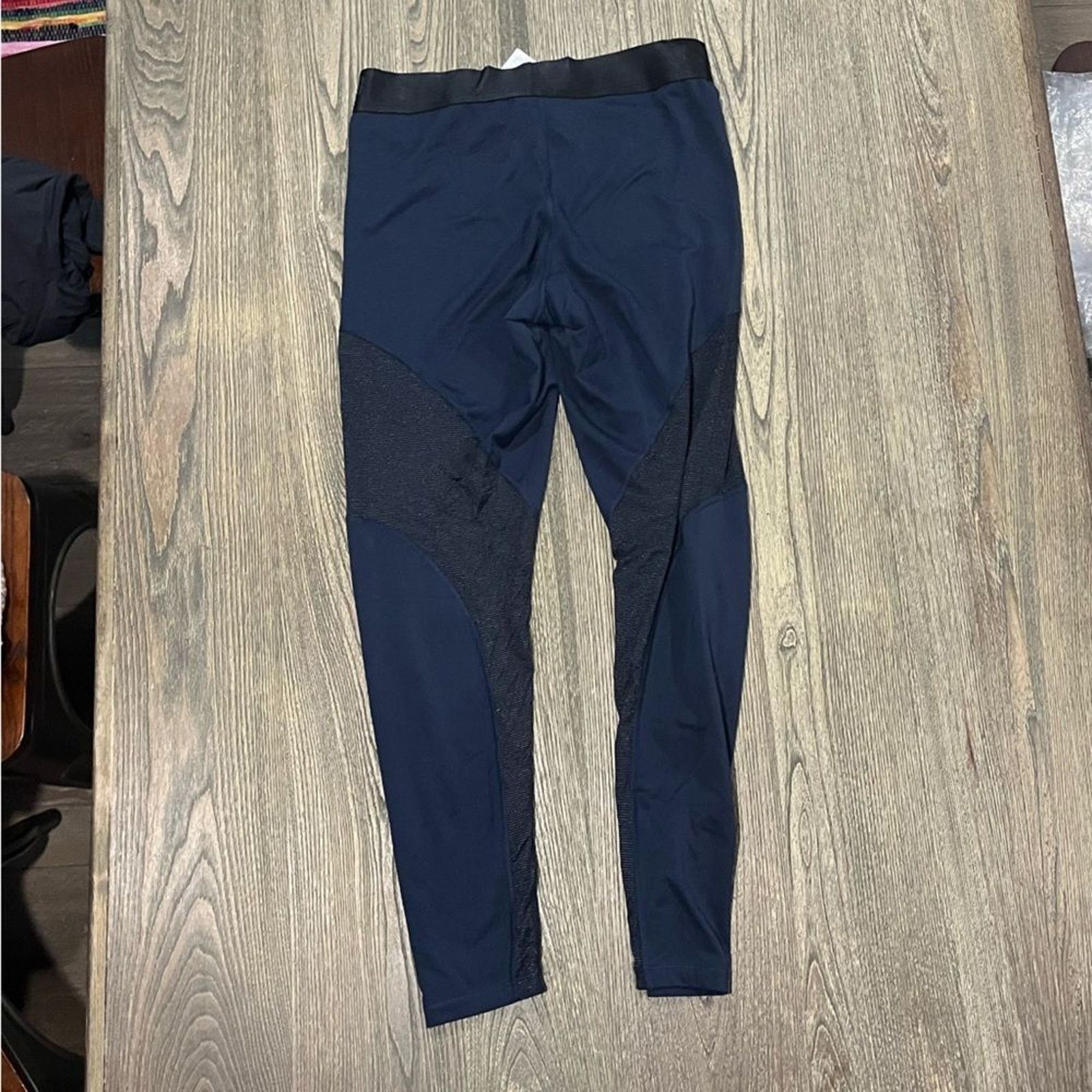 Nike Nike Pro Warm Dri-Fit 7/8 Training Leggings Obsidian Size M Size 27" / US 4 / IT 40 - 4 Thumbnail