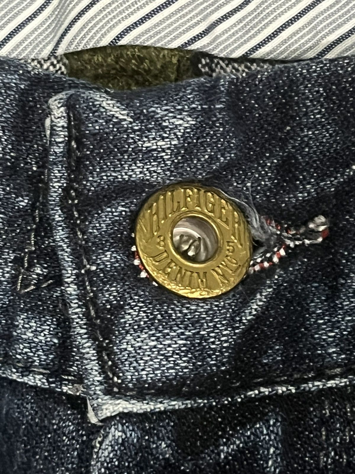 Tommy Hilfiger Vintage Tommy Hilfiger Denim NYC Slow Baker Button Fly Jeans Size US 30 / EU 46 - 7 Thumbnail
