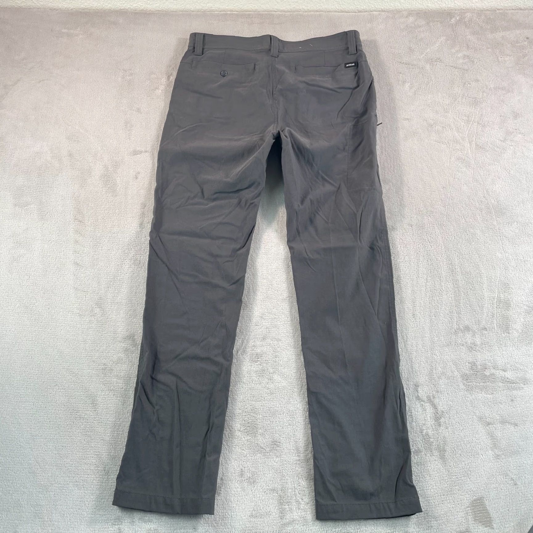 Prana prAna Alameda Pant Men 34x32 Dark Iron Slim Fit Performance Hike DWR Pant Size US 34 / EU 50 - 4 Thumbnail