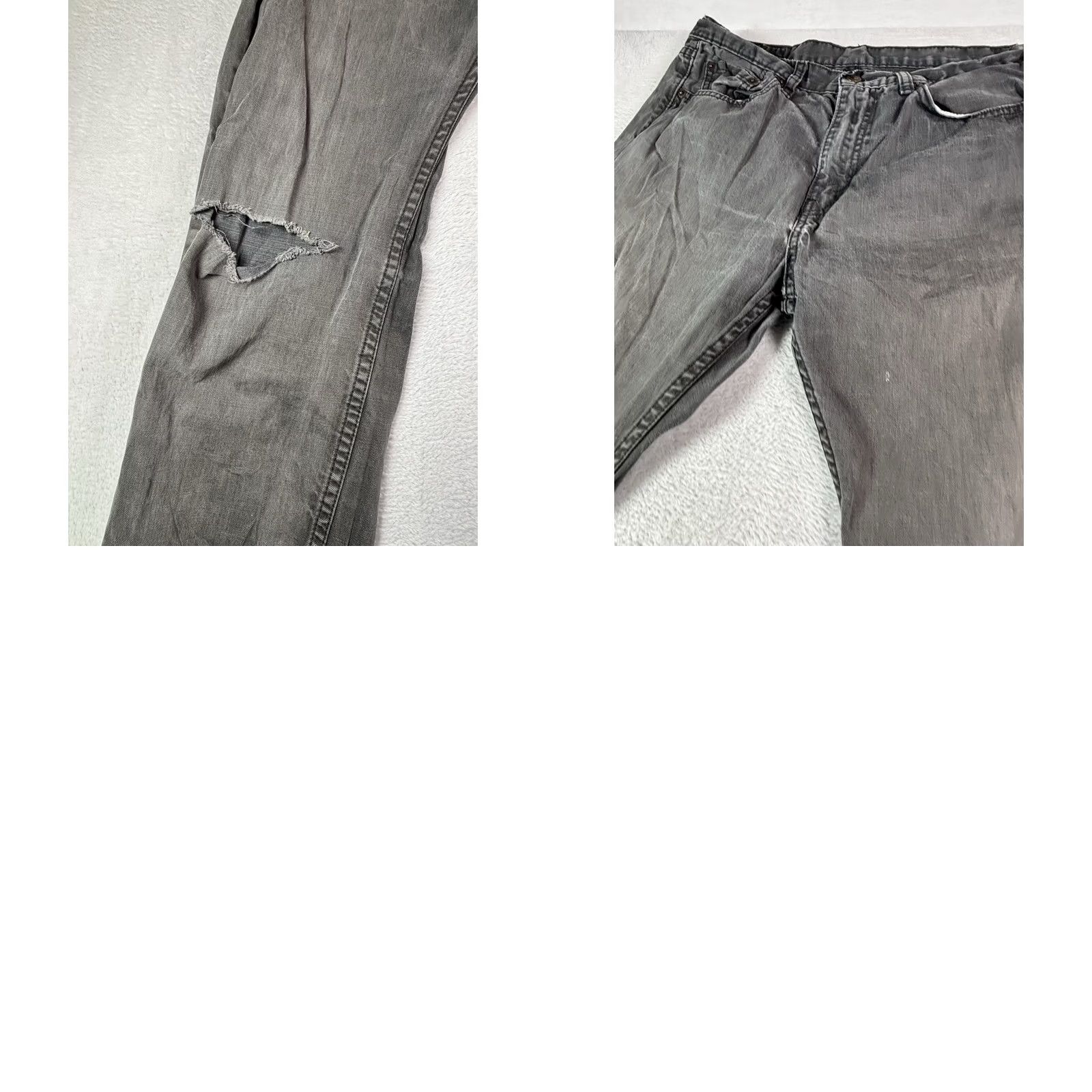 Levi's Levi's 505 Jeans Black Denim Straight Leg 32x30 Regular Men’s Denim 5-Pocket Zipper Fly Vintage? No Size US 32 / EU 48 - 9 Thumbnail