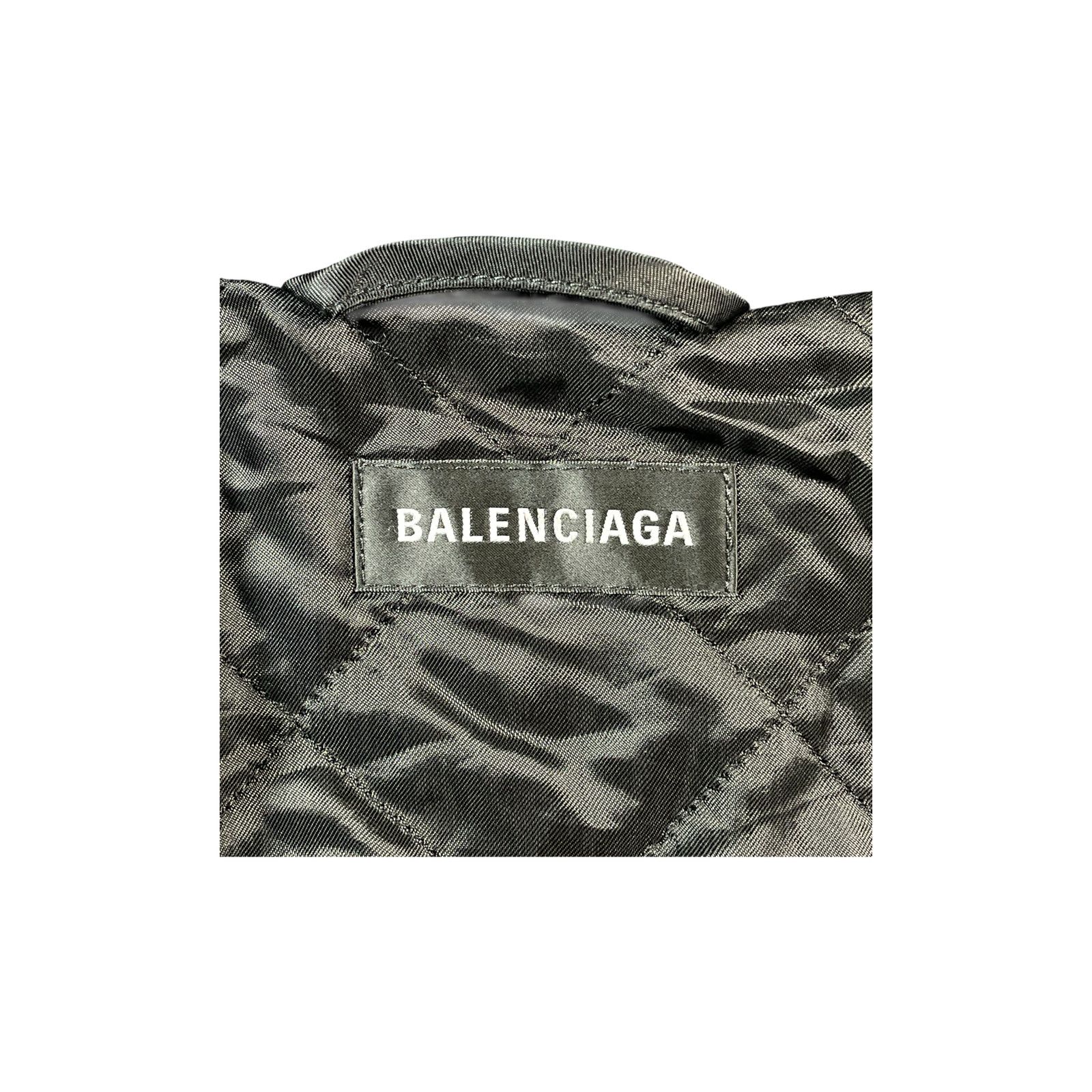 Balenciaga Balenciaga Monogram Sherpa Fleece Black Jacket Size US L / EU 52-54 / 3 - 3 Thumbnail