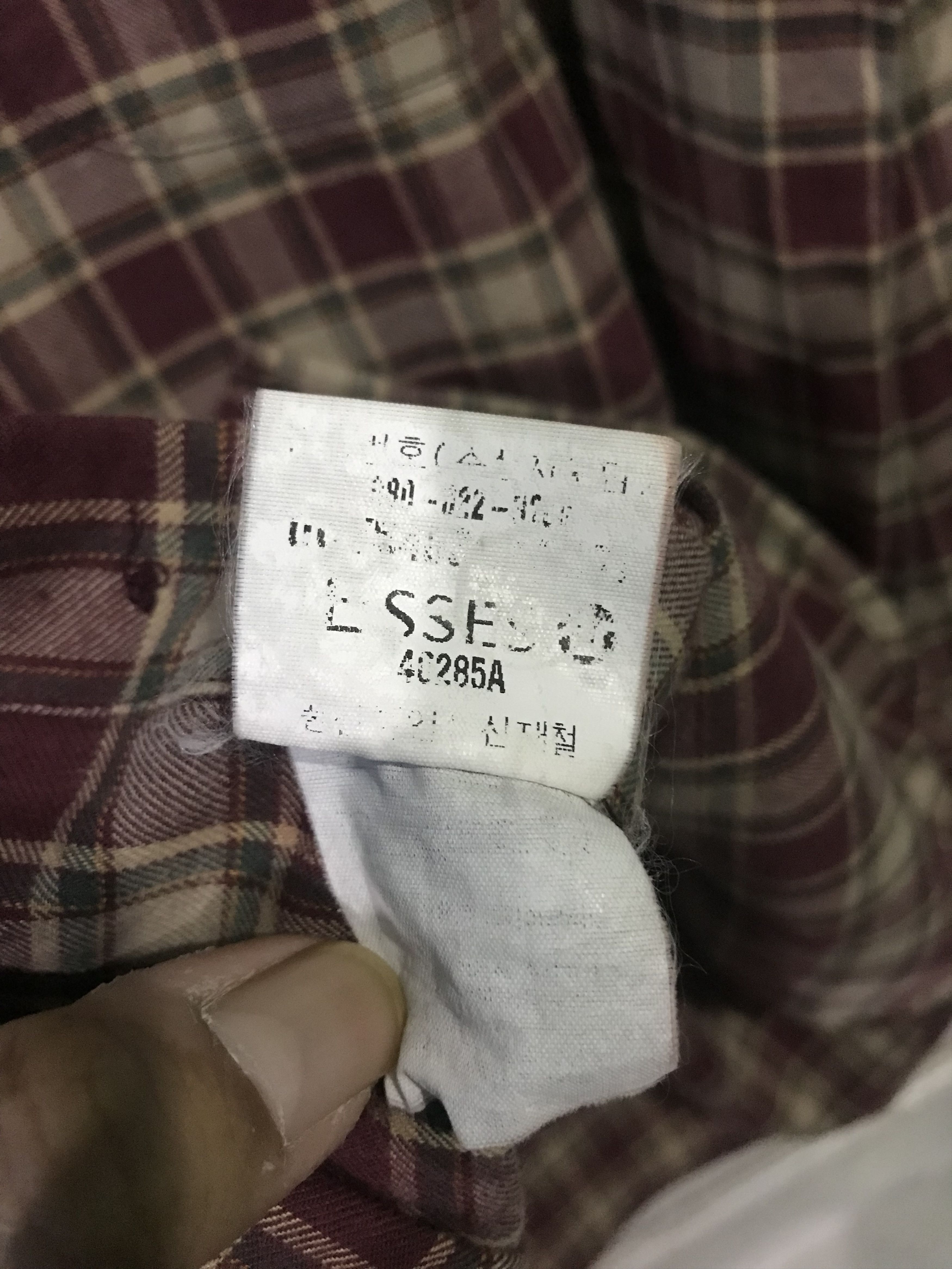 Yves Saint Laurent Vintage yves saint laurent plaid shirt Size US L / EU 52-54 / 3 - 5 Thumbnail