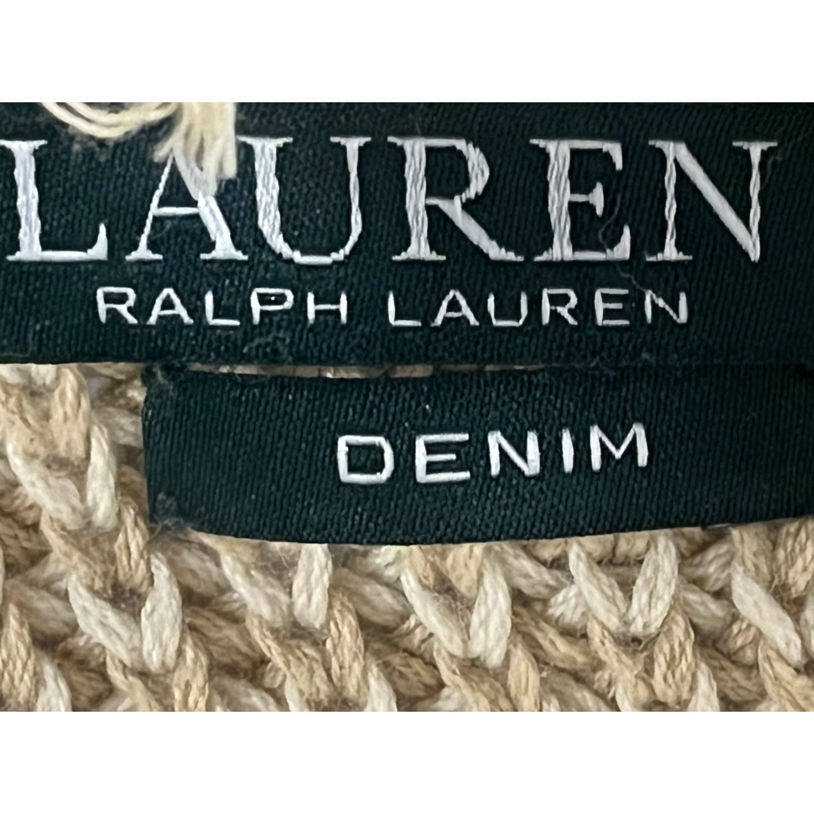 Ralph Lauren Lauren Ralph Lauren Cardigan Shawl Collar Open Knit Small/Medium Tan Brown Knit Style Sweater Women S/M Acct? Size S / US 4 / IT 40 - 6 Thumbnail