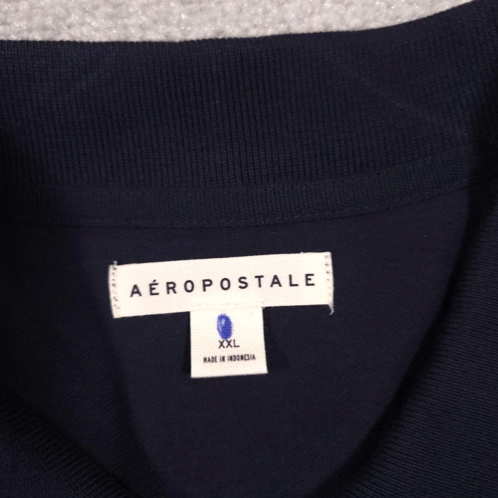 Vintage Aéropostale Polo Shirt Juniors XXL Solid Blue Collared Short Sleeve Basic Top Size XXL / US 16-18 / IT 52-54 - 5 Thumbnail