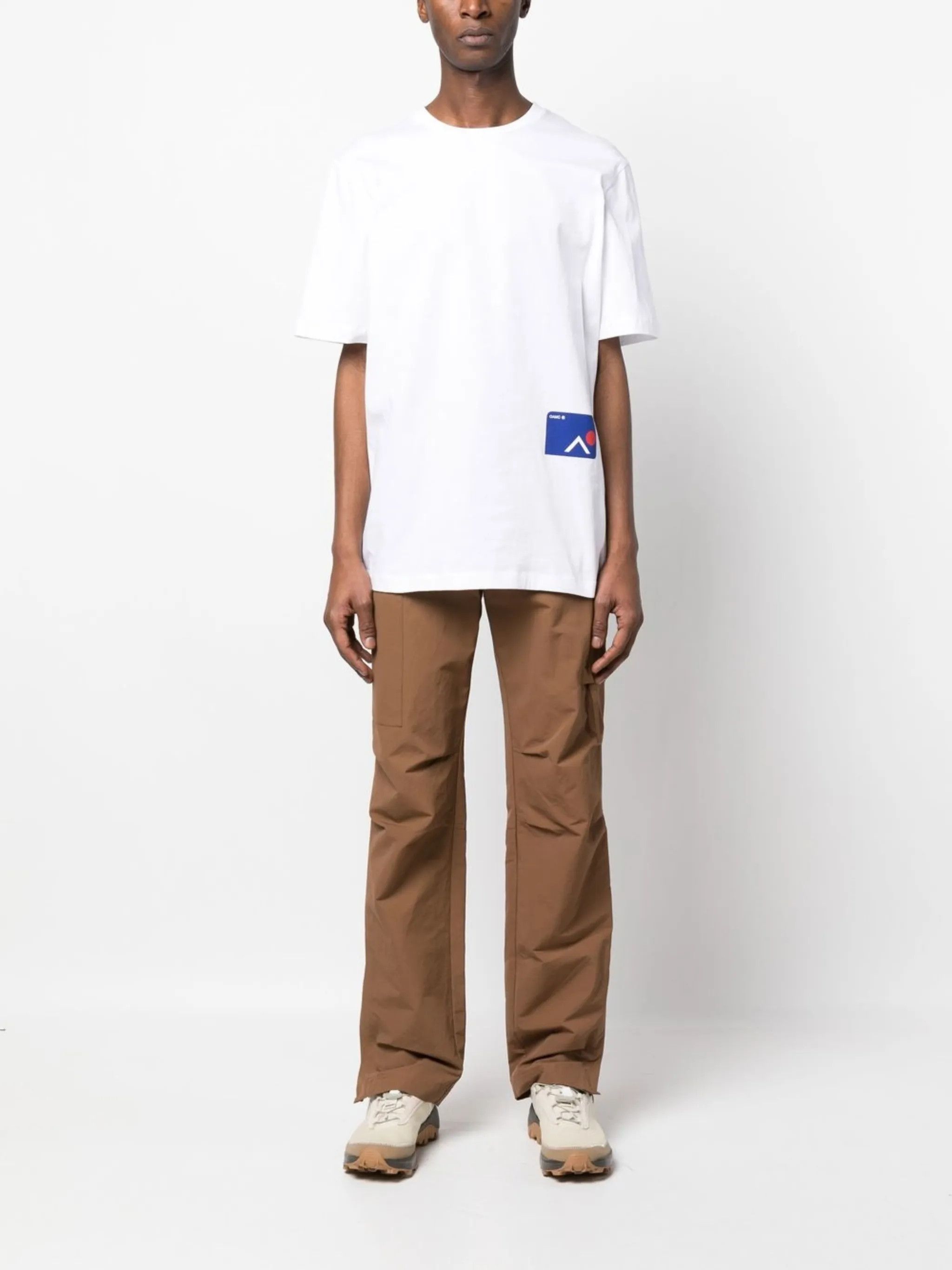 OAMC o1y0225 Logo Crewneck T-Shirt in White Size US XL / EU 56 / 4 - 4 Thumbnail