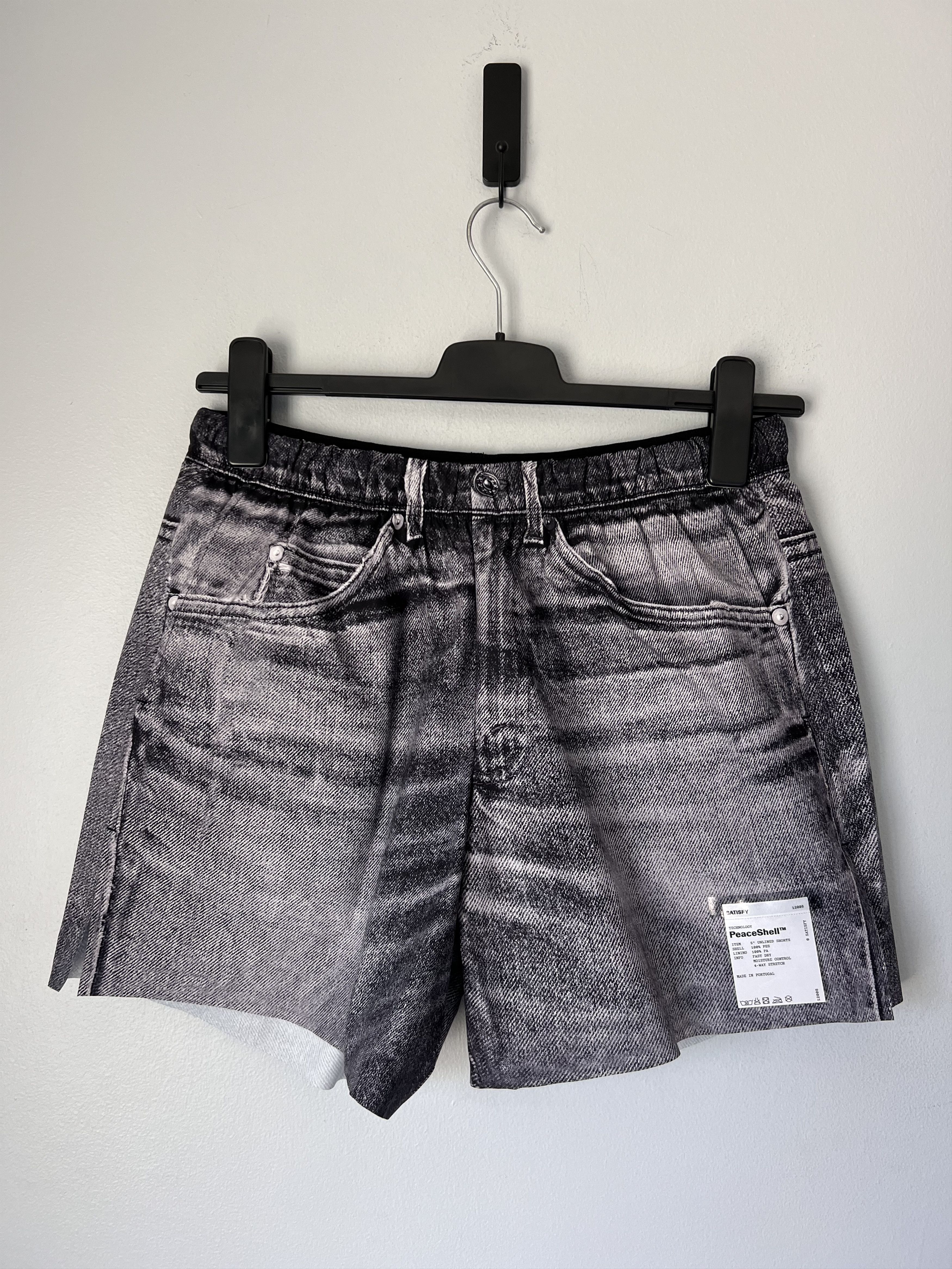 Alexander Wang Logo Elastic Brief Layer Shorts