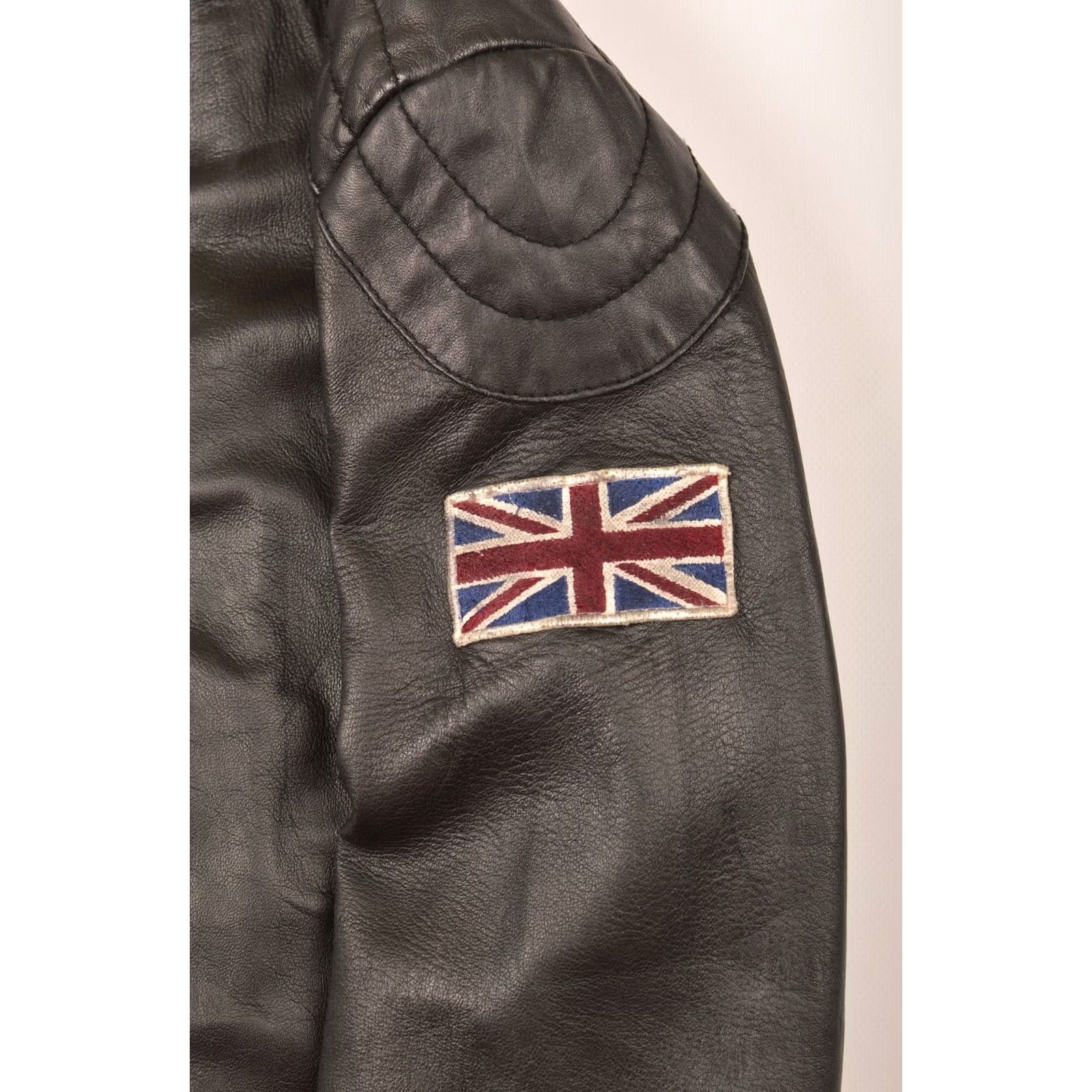 Pepe Jeans Pepe Jeans Lennon Leather Jacket PM400960 Size L Men Black Biker Jacket 90s Style Size US 33 - 3 Thumbnail