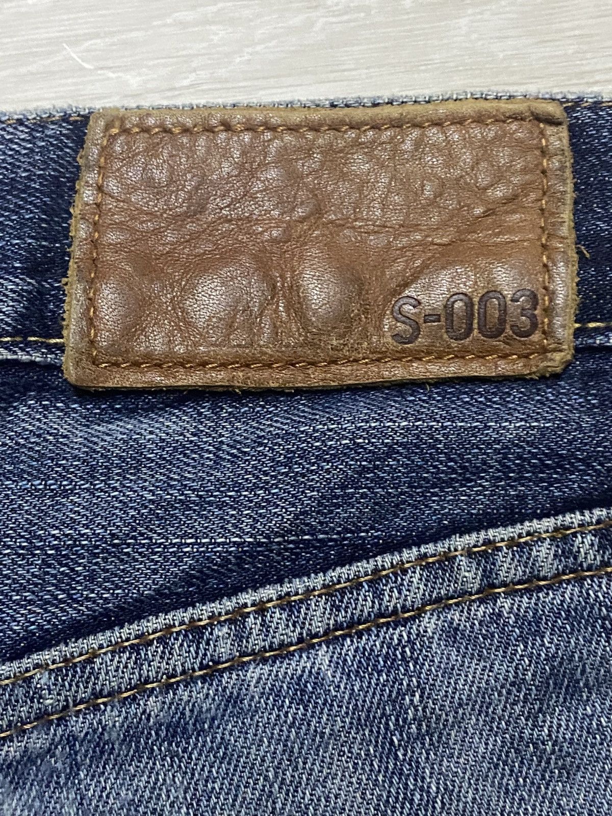 Japanese Brand Vintage Uniqlo S-003 Faded Wash Grunge Distressed Baggy Jean Size US 30 / EU 46 - 13 Thumbnail
