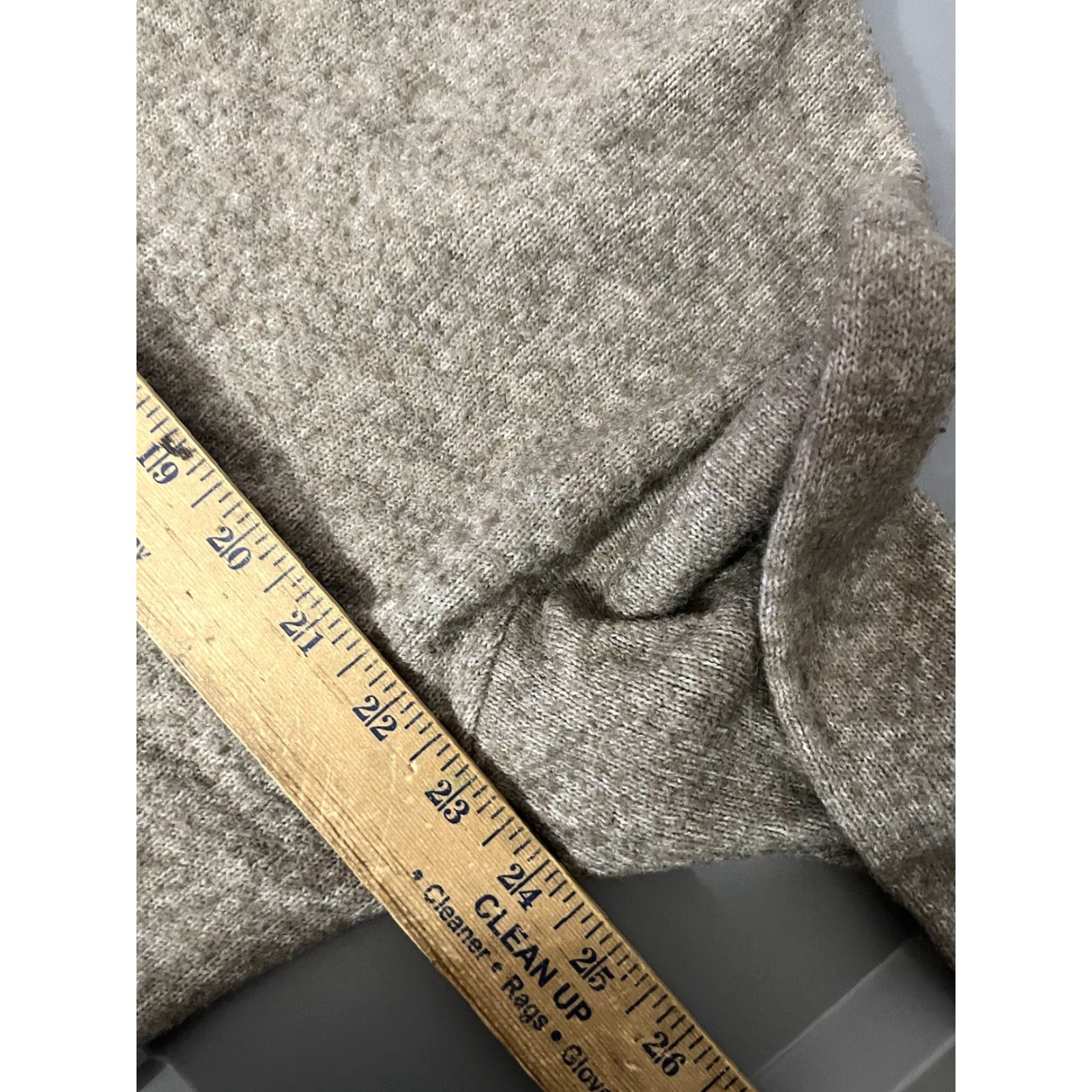 H&M H&M Womens Brown Cable-Knit Mock Neck Sweater Size M Pullover Stretch Cozy Casual Size M / US 6-8 / IT 42-44 - 5 Thumbnail