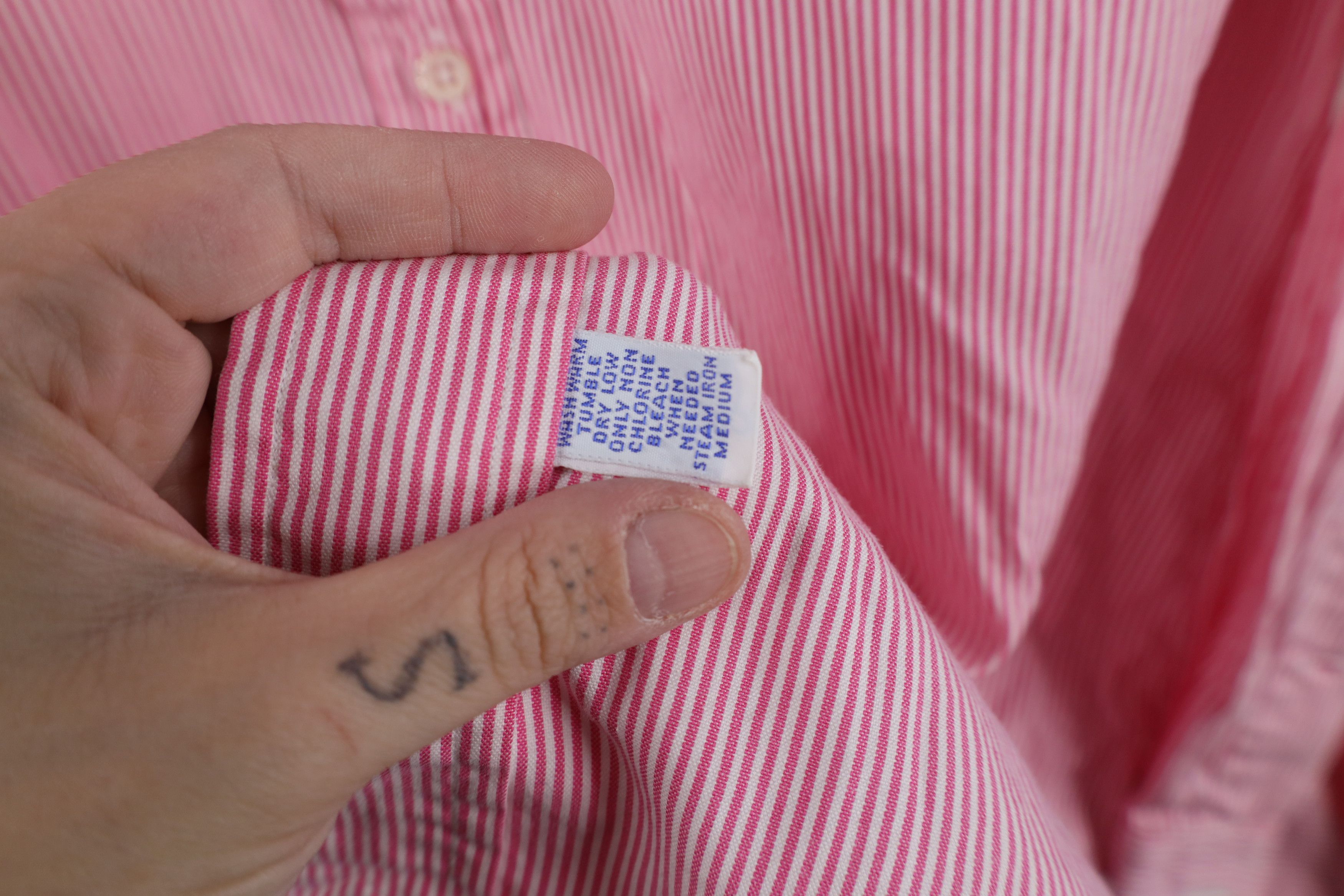 Ralph Lauren Vintage 70s 80s Ralph Lauren Collar Striped Button Shirt USA Size US M / EU 48-50 / 2 - 4 Thumbnail