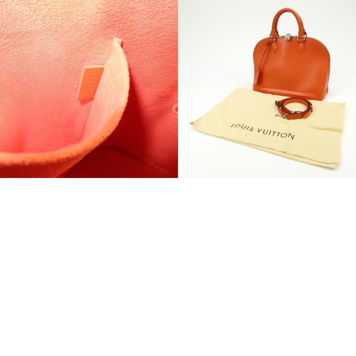 Louis Vuitton Louis Vuitton Epi Alma PM Satchel Orange Size ONE SIZE - 8 Thumbnail
