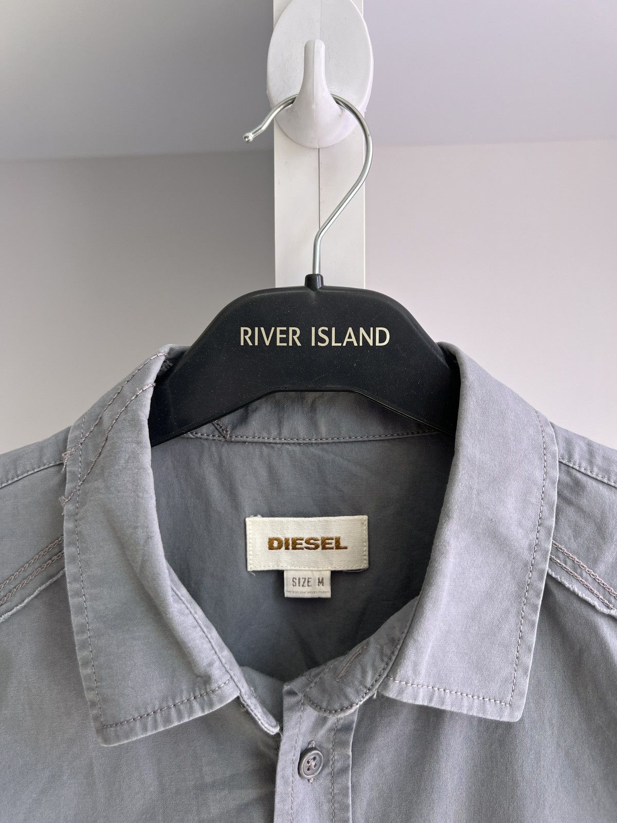Diesel × Vintage Vintage Diesel Archival Y2K short sleeve Button up shirt Size US M / EU 48-50 / 2 - 7 Thumbnail