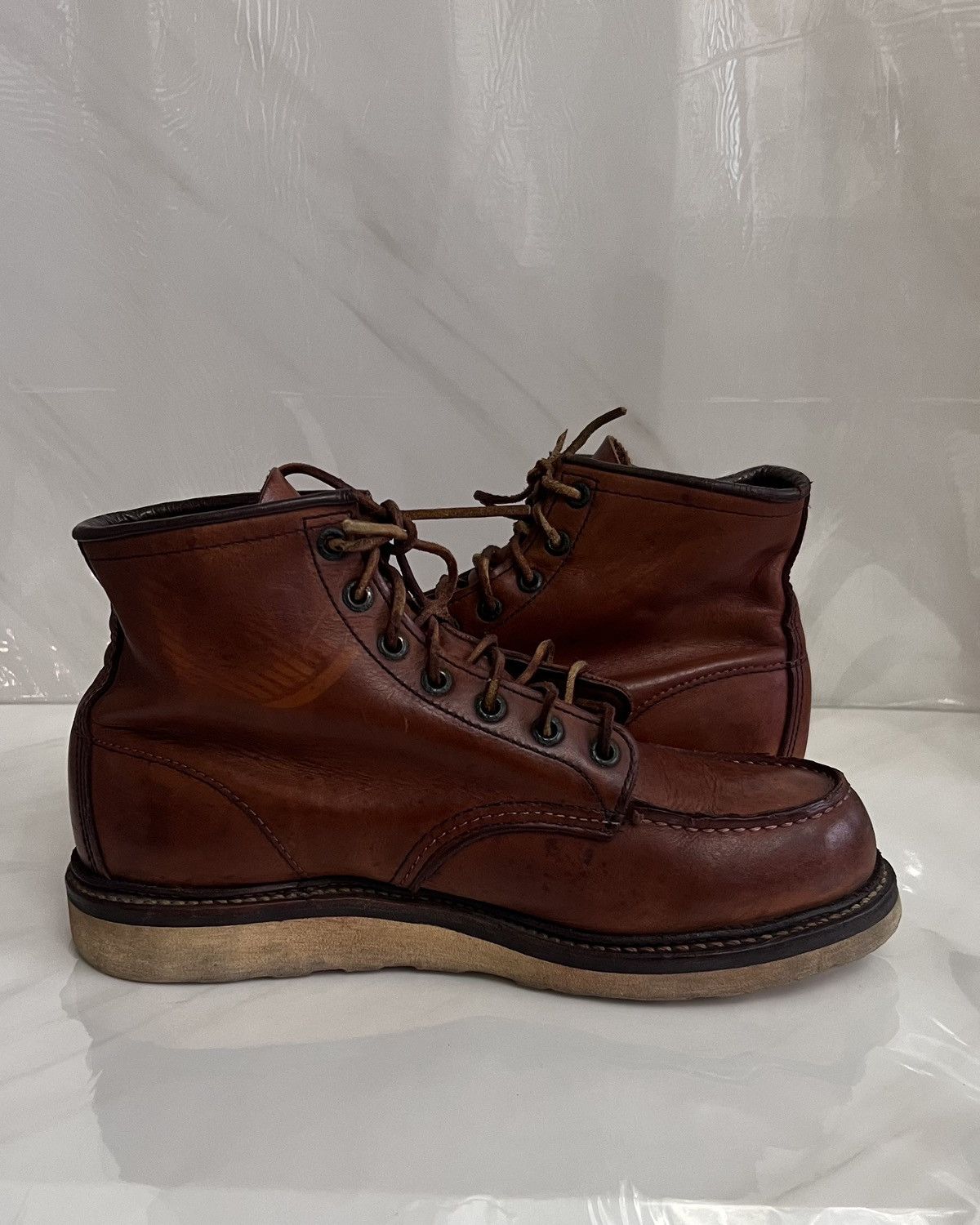 Red Wing Red wing #1907 classic moc toe brown leather boot size 9 D Size US 9 / EU 42 - 6 Thumbnail