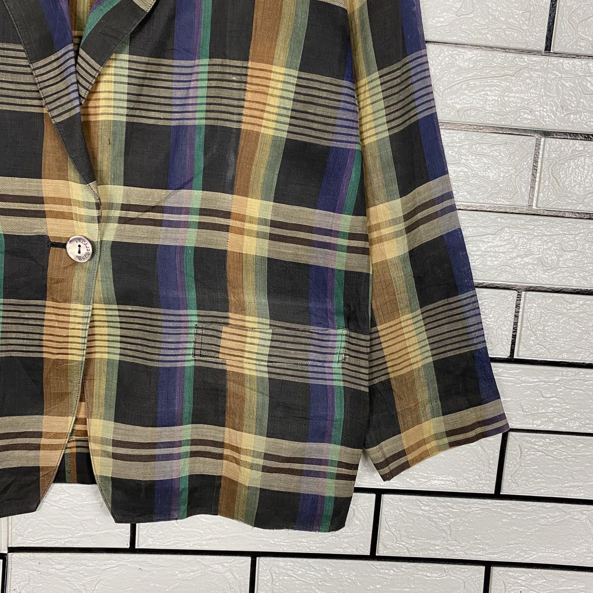 Burberry 📌Vintage Chore Jacket Burberrys Tartan Design Check Size US M / EU 48-50 / 2 - 6 Thumbnail