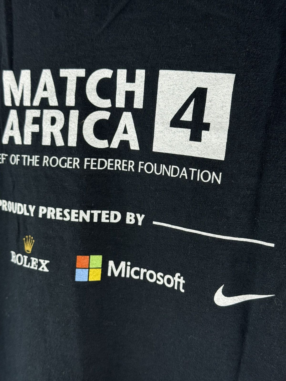 Nike Nike Tennis Roger Federer RF Africa 4 Seattle 2017 T Shirt Size US M / EU 48-50 / 2 - 7 Thumbnail