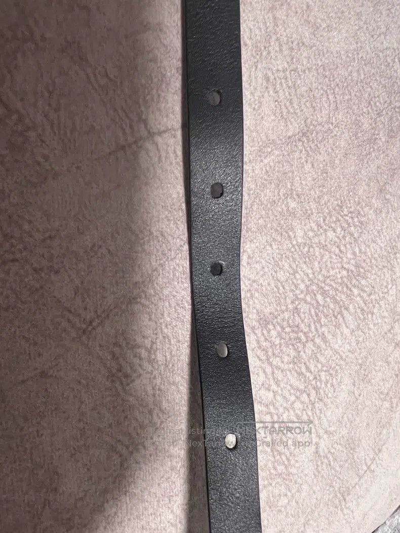 Saint Laurent Paris Saint Laurent Paris size 80 Square buckle black belt with Size ONE SIZE - 6 Thumbnail