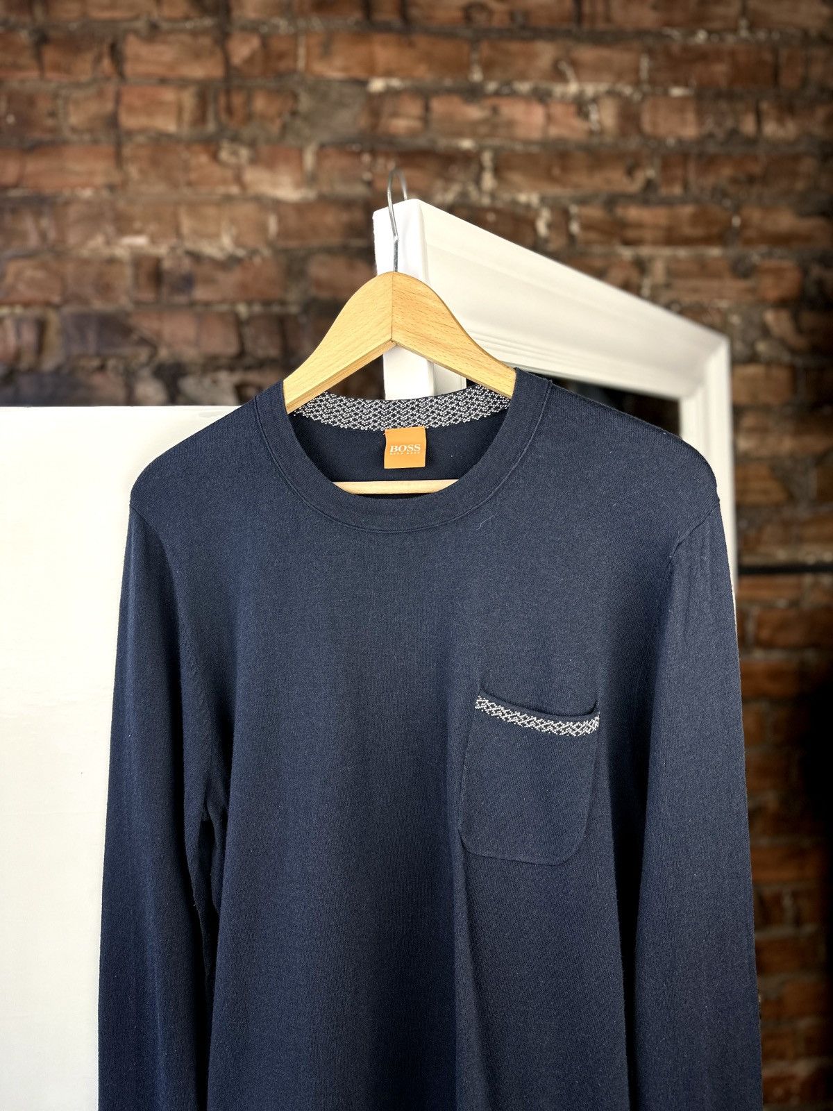 Hugo × Hugo Boss Mens Sweatshirt Hugo Boss Dark Blue Size: L Size US L / EU 52-54 / 3 - 2 Thumbnail