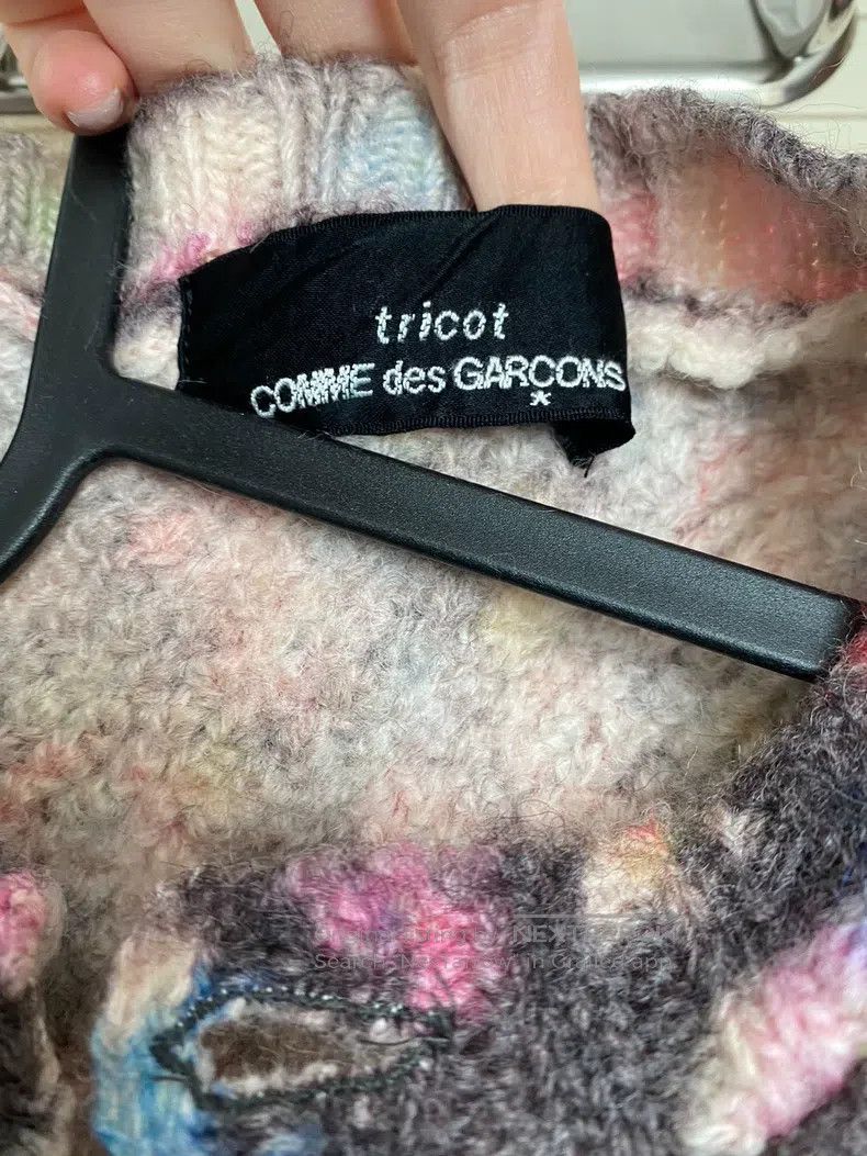 Comme des Garcons Comme Des Garcons Floral Pure Wool Sweater Size S / US 4 / IT 40 - 3 Thumbnail