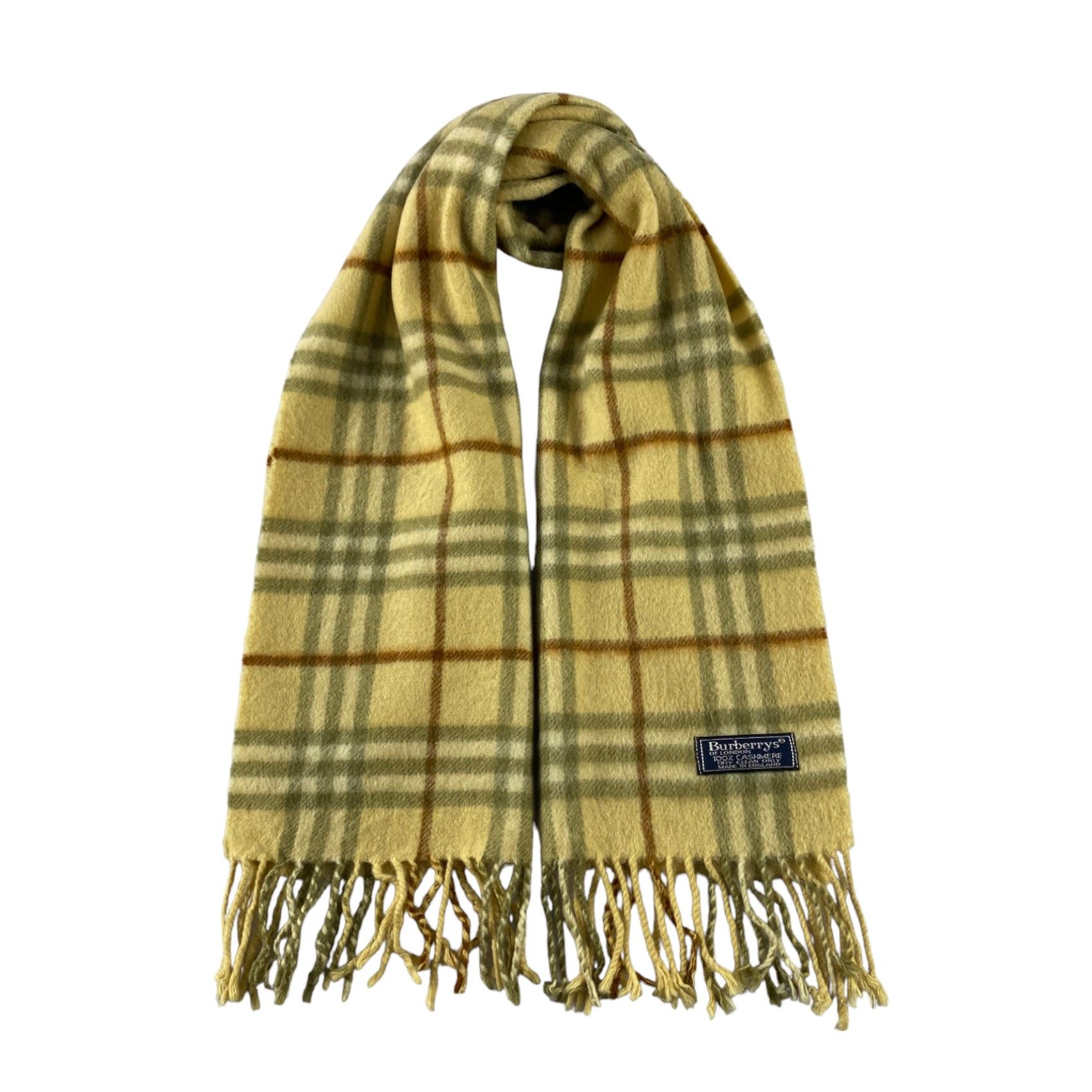 Burberry × Vintage Burberry Scarf / Muffler / Neckwear - WW1524 Size ONE SIZE - 1 Thumbnail