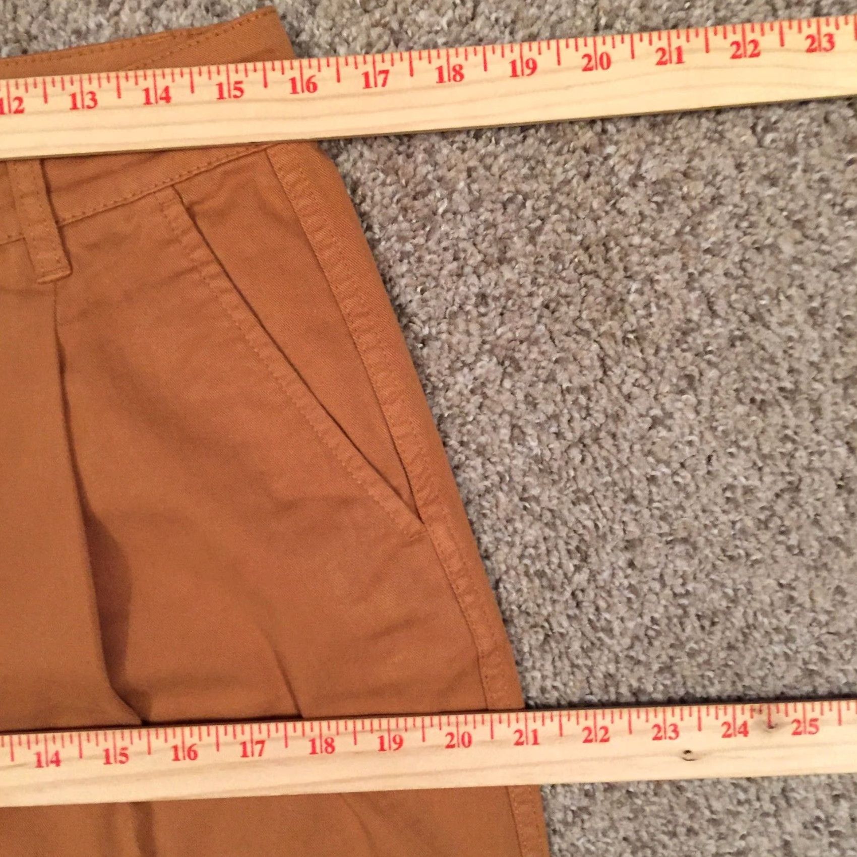 J.Crew J.Crew Pants Womens Size 8 Beige Pleated Front High Waist Tapered Leg 31x27 Cropped Medium Rise Regular Inseam 27 Size 30" / US 8 / IT 44 - 3 Thumbnail
