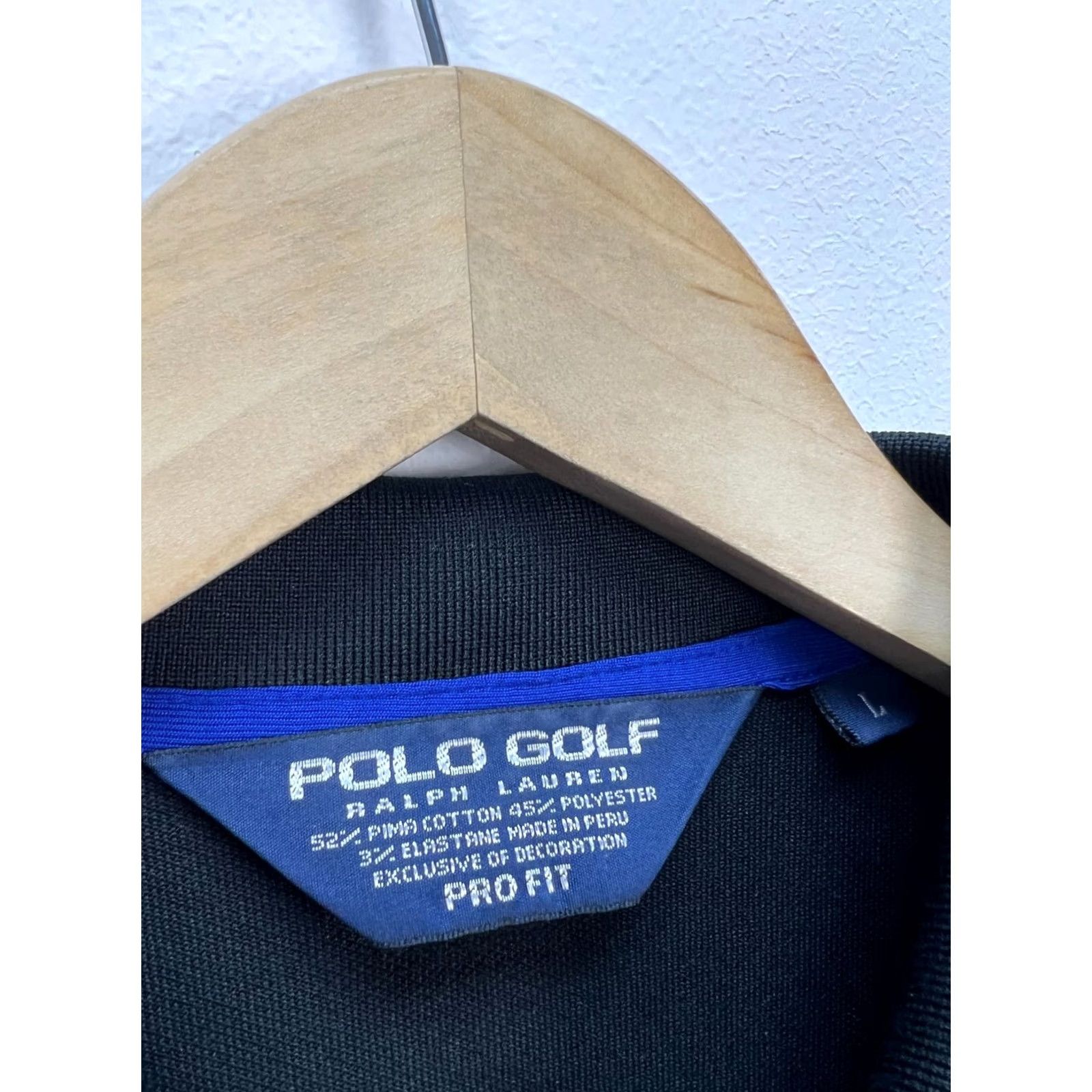 Ralph Lauren Ralph Lauren Ryder Cup 2014 Polo Shirt Pro Fit Size Large Polo Shirt Black Logo Vintage Men Size US L / EU 52-54 / 3 - 5 Thumbnail