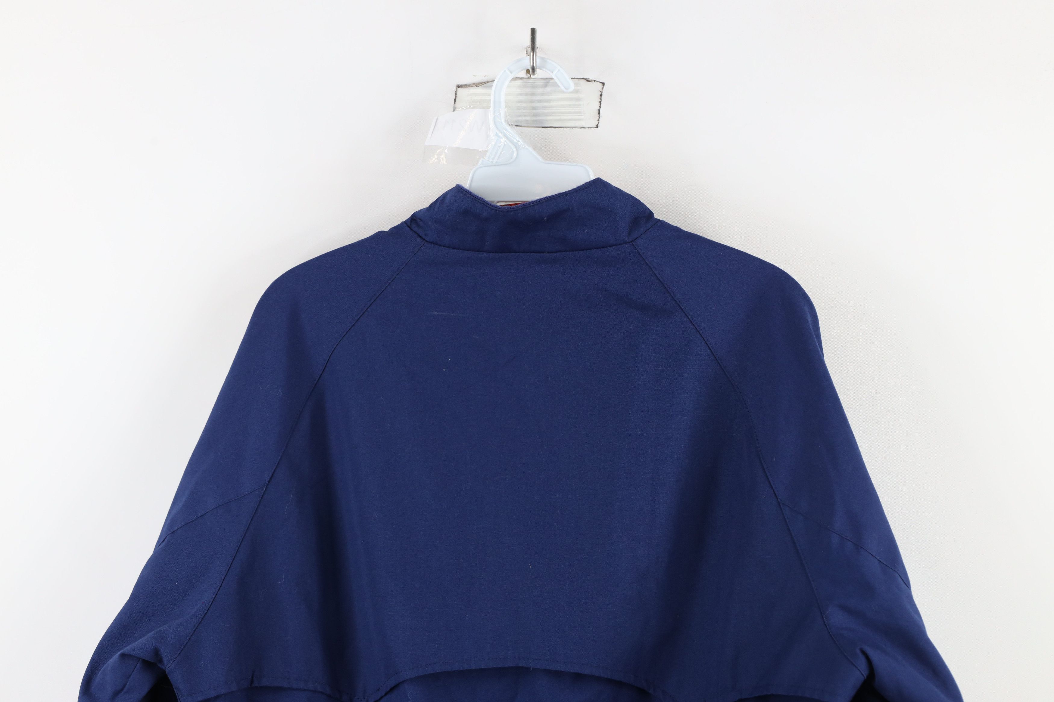 Vintage Vintage 80s 90s Rawlings Lined Cafe Racer Bomber Jacket Blue Size US M / EU 48-50 / 2 - 15 Thumbnail