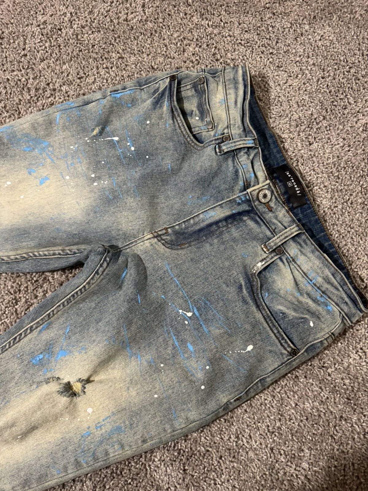 SERENEDE Splatter serenade jeans Size US 32 / EU 48 - 2 Thumbnail