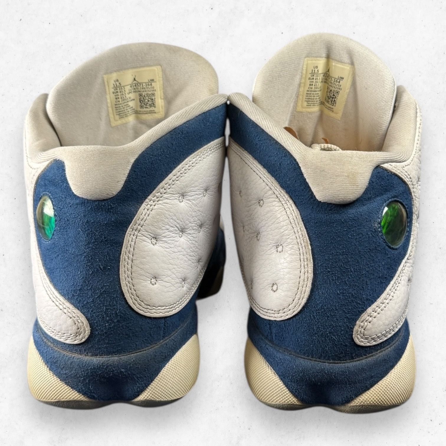 Nike Nike Air Jordan 13 Retro GS White French Blue Men's 11.5 Size US 11.5 / EU 44-45 - 6 Thumbnail