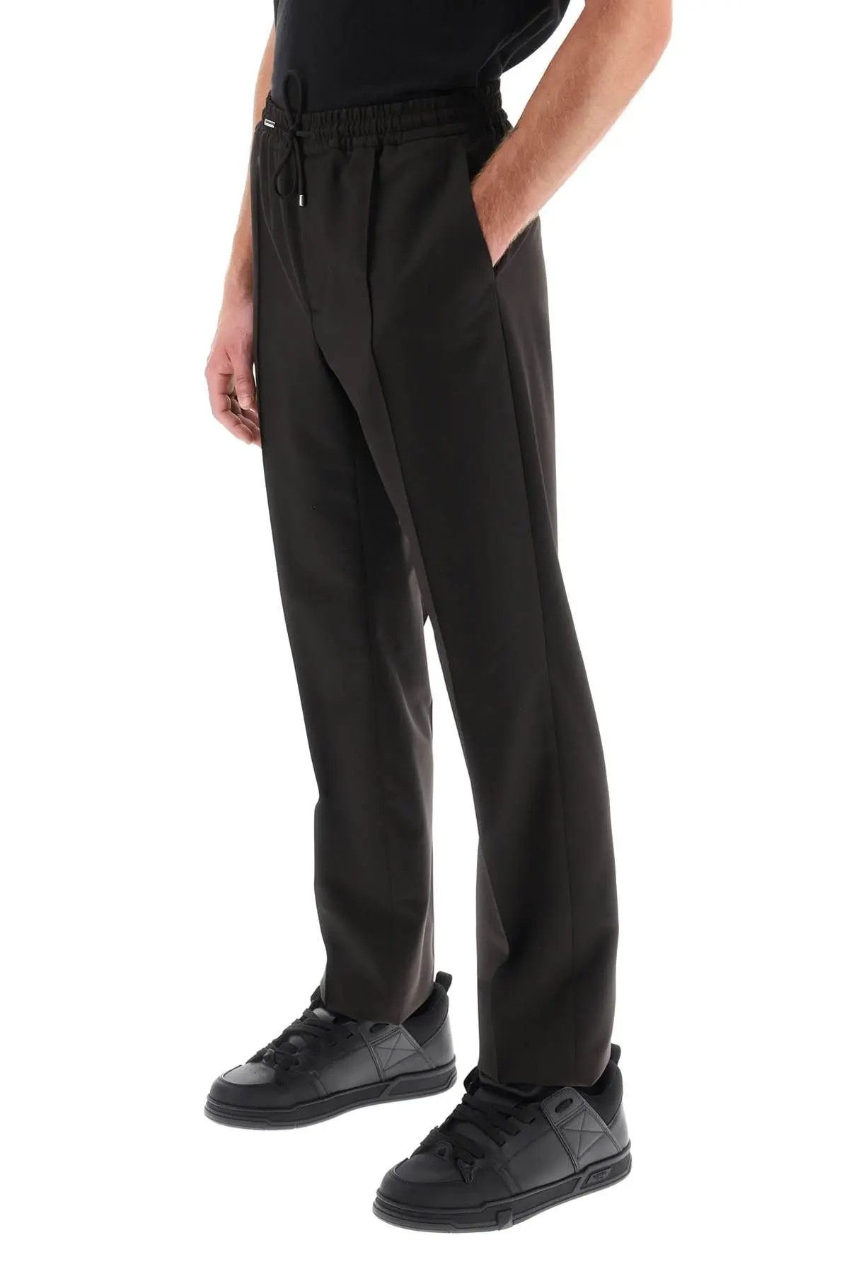 o1s22i1n0124 Light Wool Sweatpants / Joggers in Brown