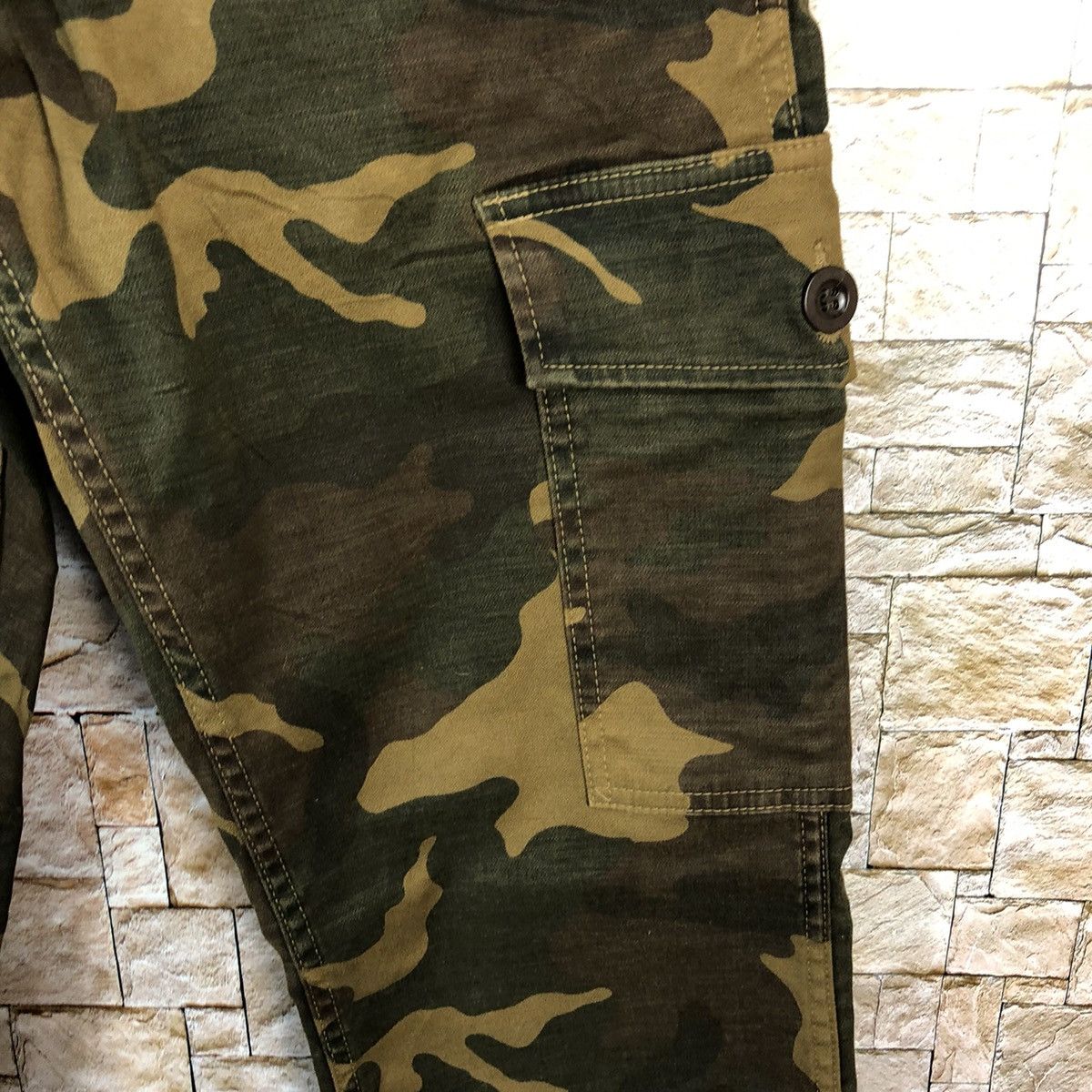 Johnbull John Bull Camo utility military japan Brown Pants #A156 Size US 28 / EU 44 - 11 Thumbnail