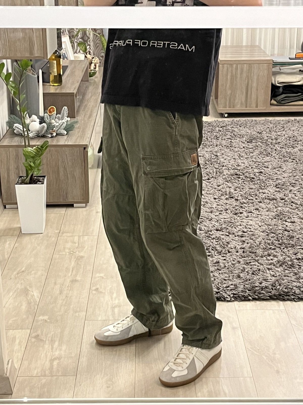 Carhartt 🔥TRASHED CARHARTT BAGGY MULTIPOCKET CARGO Y2K PANTS GORPCORE Size US 32 / EU 48 - 3 Thumbnail