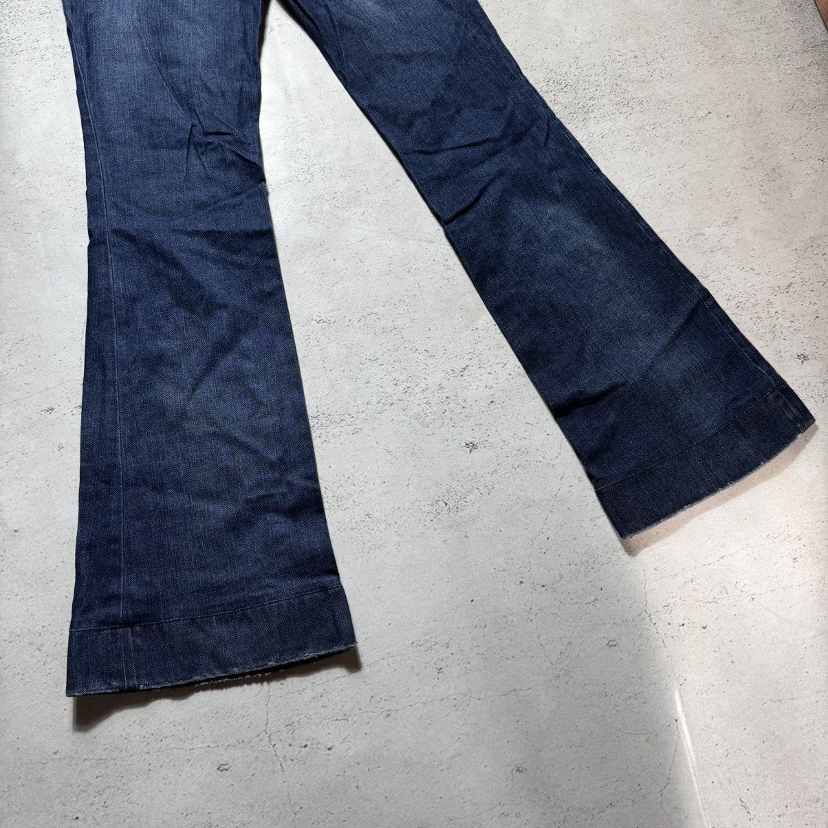 Dolce & Gabbana flared bootcut dolce gabbana jeans y2k with big metal logo Size 26" / US 2 / IT 38 - 3 Thumbnail