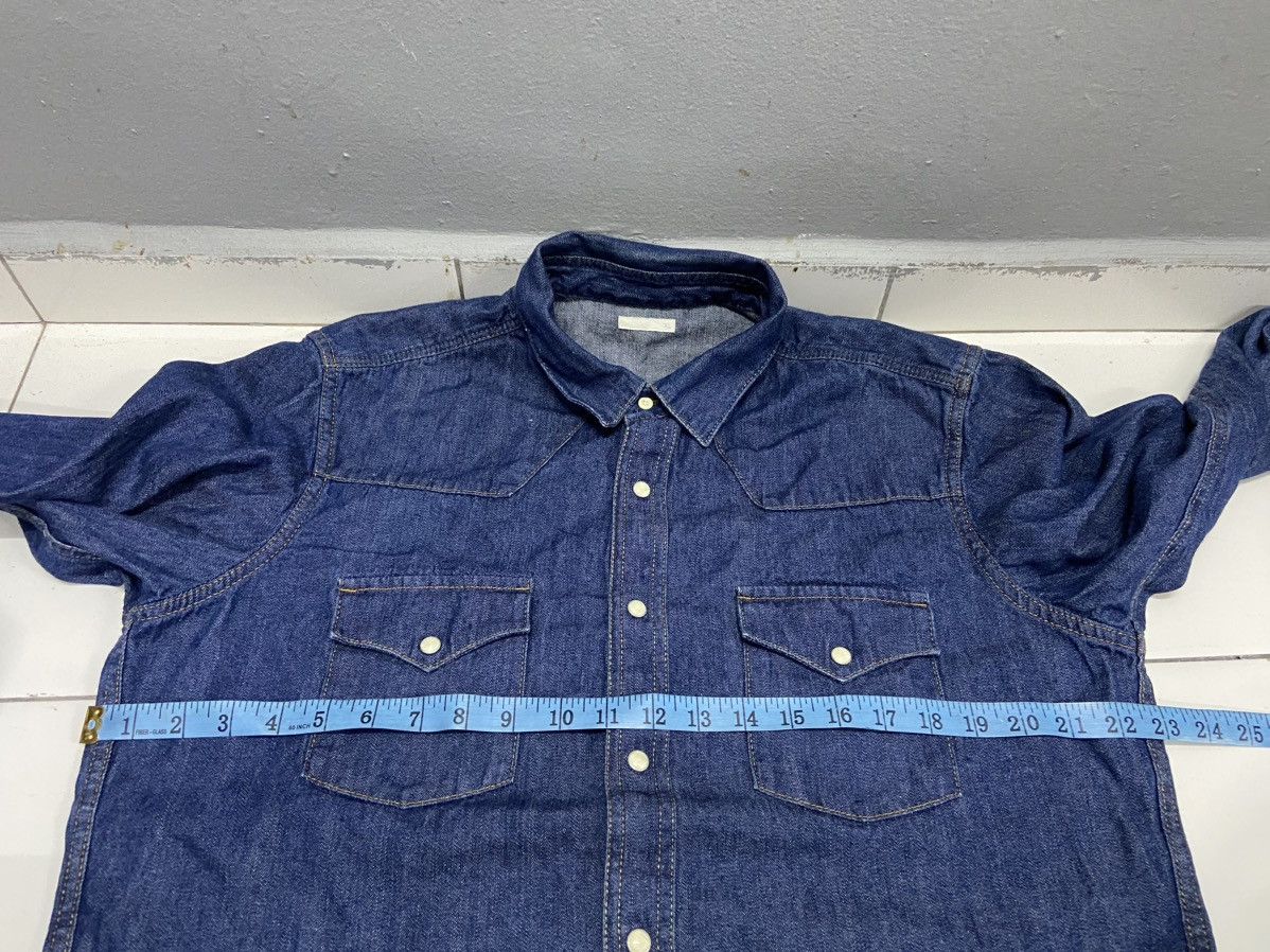 GU GU UNIQLO SNAP BUTTON DENIM JACKET Size US L / EU 52-54 / 3 - 11 Thumbnail