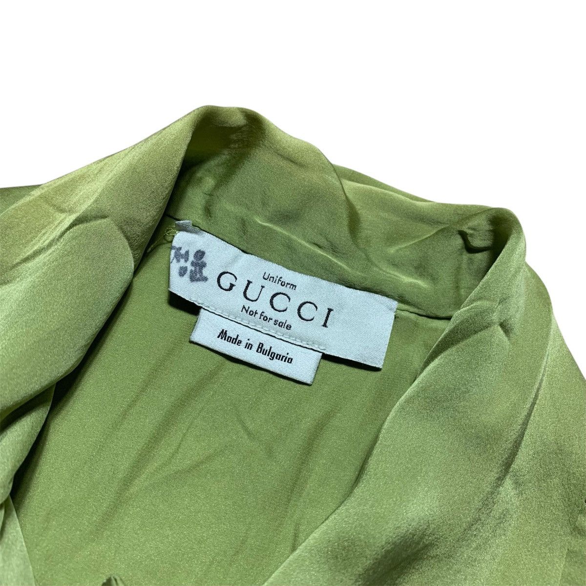 Gucci Gucci Green Tie Neck Long Sleeve Blouse Top Size M / US 6-8 / IT 42-44 - 5 Thumbnail
