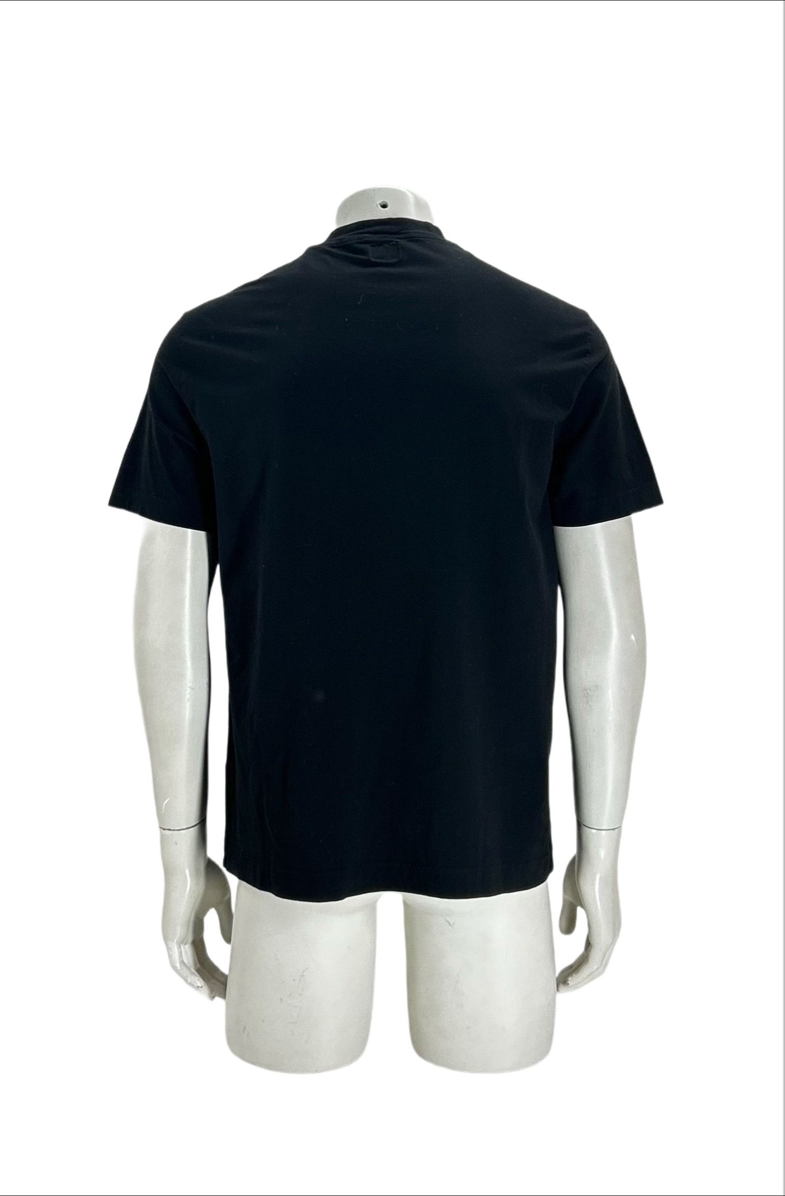 C.P. Company CP Company Black Mercerised Cotton Crew Neck T-Shirt Size US XL / EU 56 / 4 - 3 Thumbnail