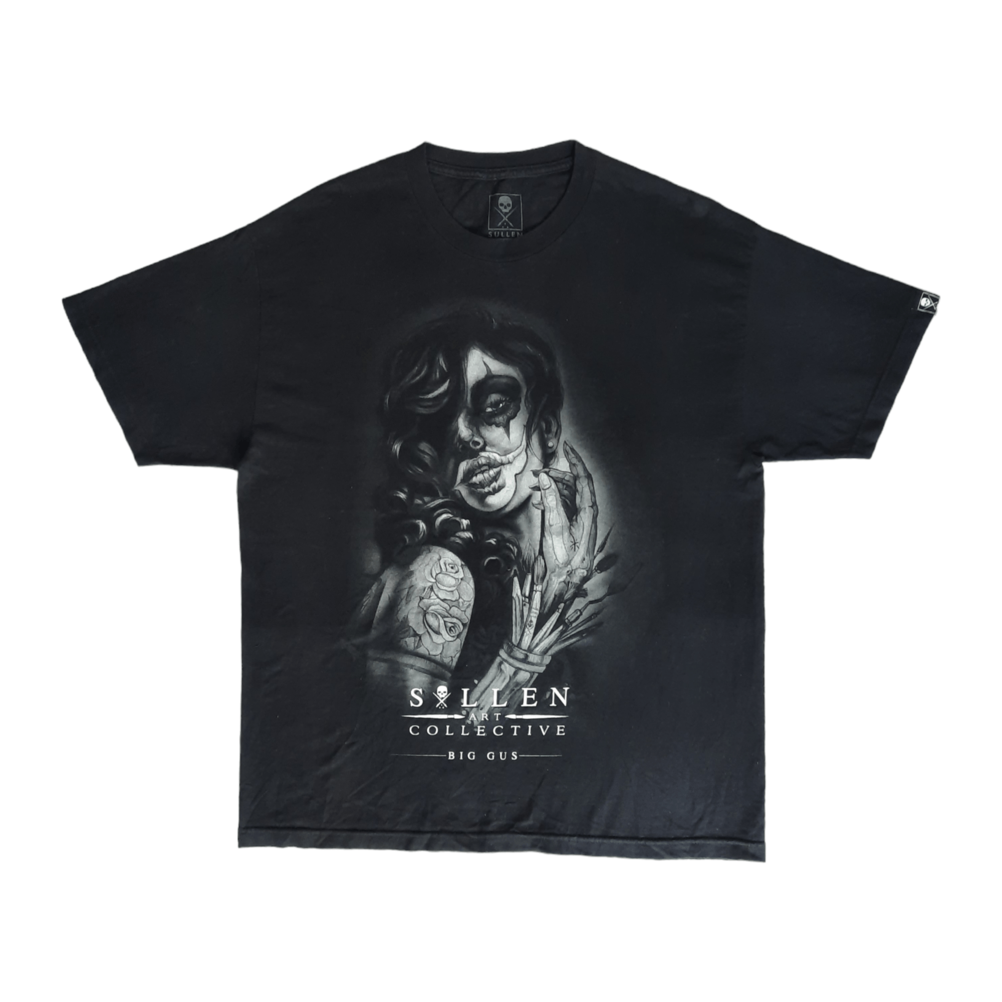 image of Archival Clothing x Skulls Sullen Art Collective Big Gus Tshirt, Men's (Size XL)