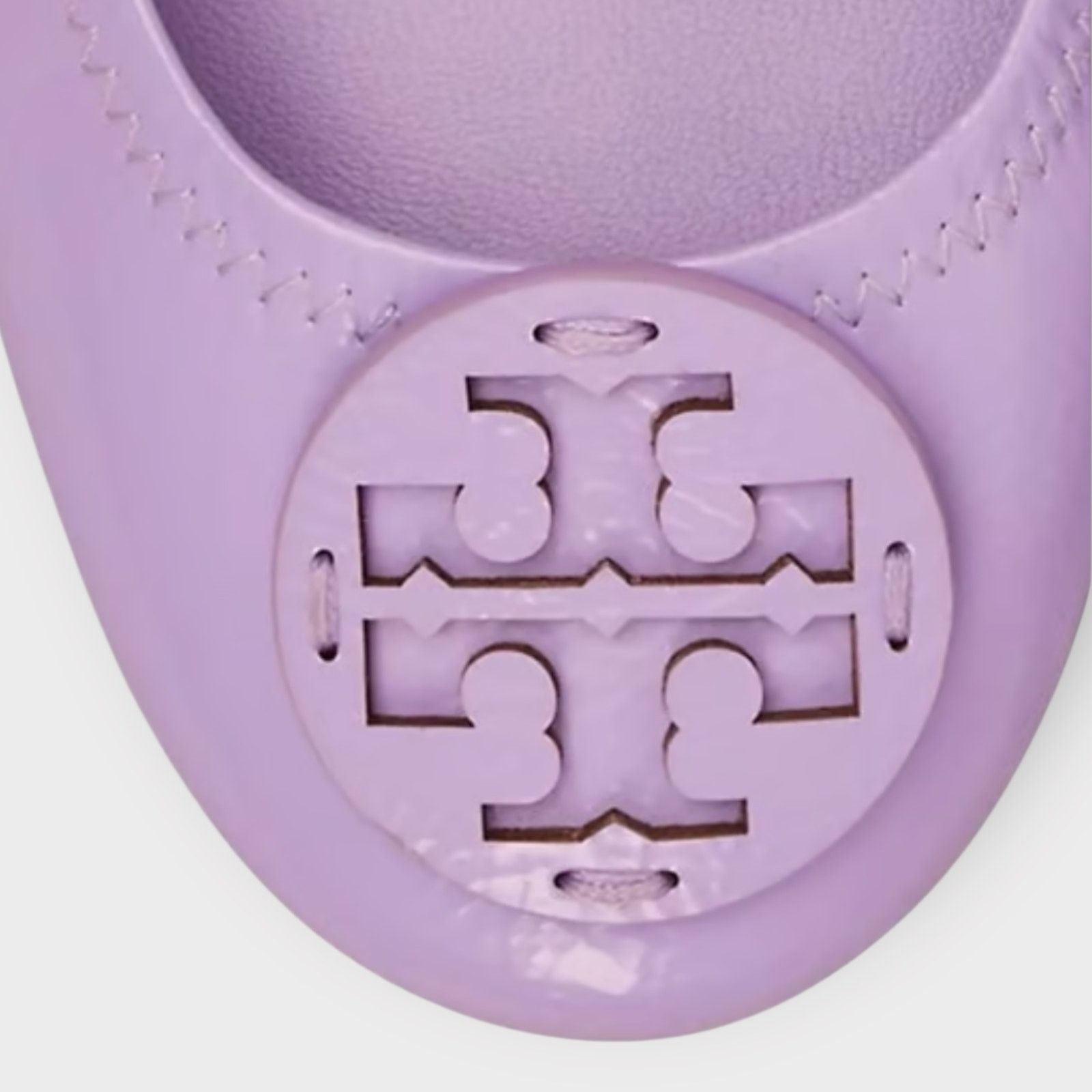 Tory Burch Tory Burch Minnie Travel Ballet Flats Lilac Patent 8.5M Size US 8.5 / IT 38.5 - 3 Thumbnail