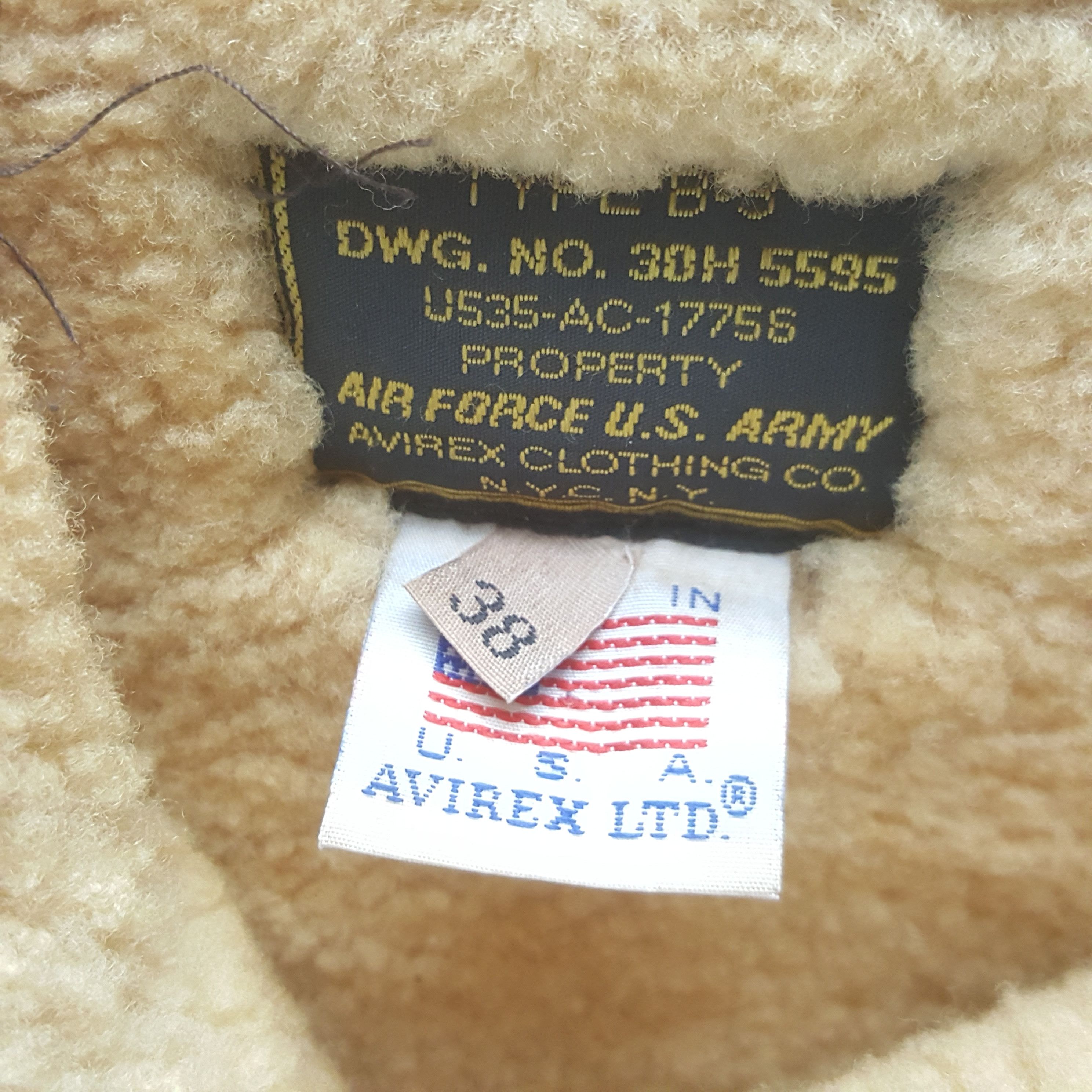 Avirex Vintage Avirex Air Force Winter Leather Jacket C303N9 Size US L / EU 52-54 / 3 - 6 Thumbnail