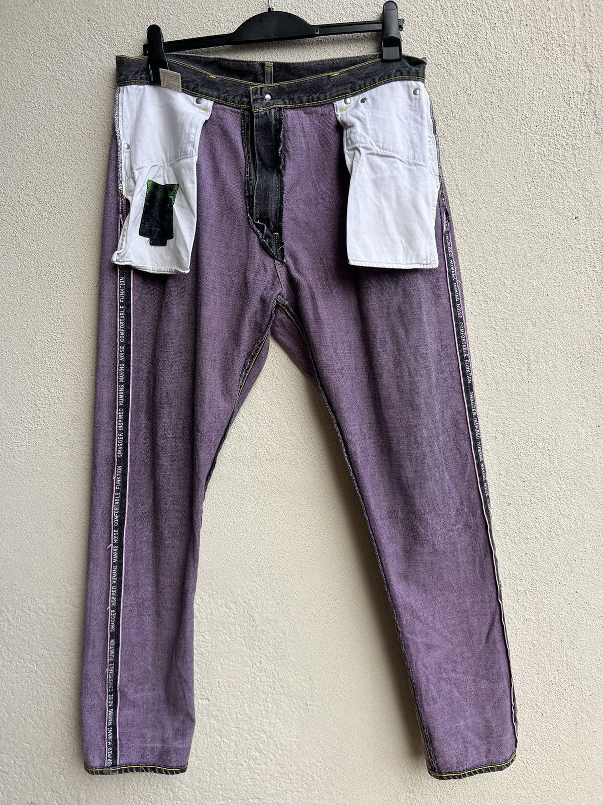 Swagger Vintage Swagger Japan Fade Black Denim Selvedge Jeans Size US 34 / EU 50 - 21 Thumbnail