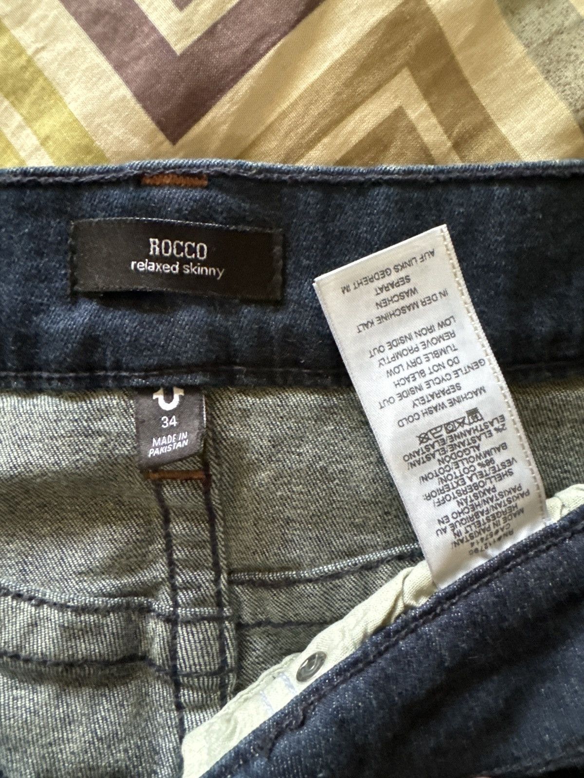 True Religion Rocco Relaxed Skinny Jeans W34 Size US 34 / EU 50 - 1 Thumbnail