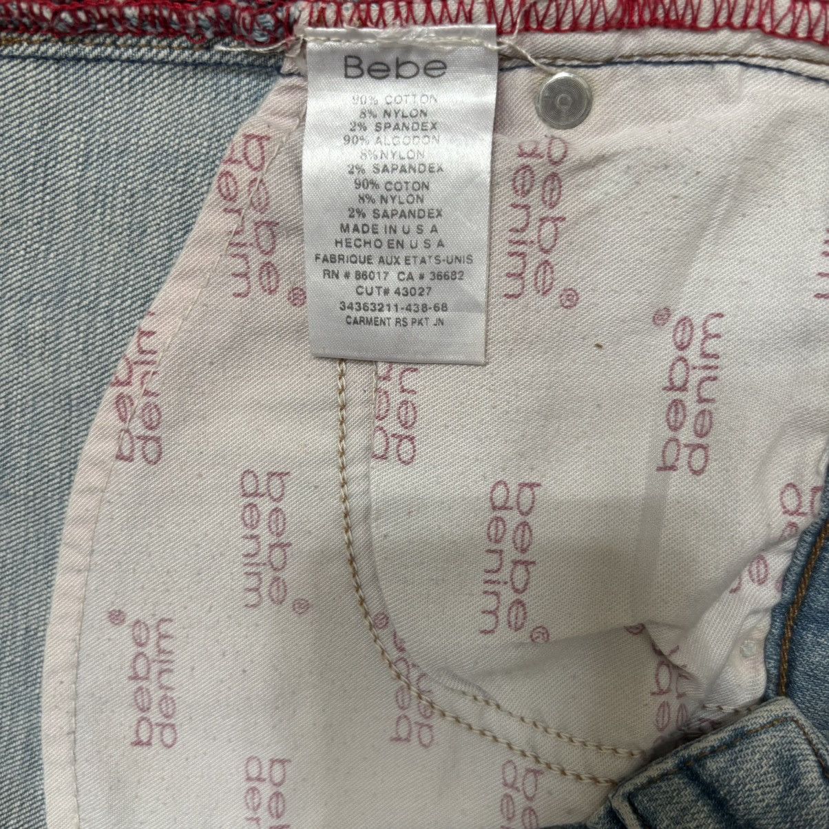 Bebe Bebe Made In Usa Blue Jeans Size 28" / US 6 / IT 42 - 9 Thumbnail