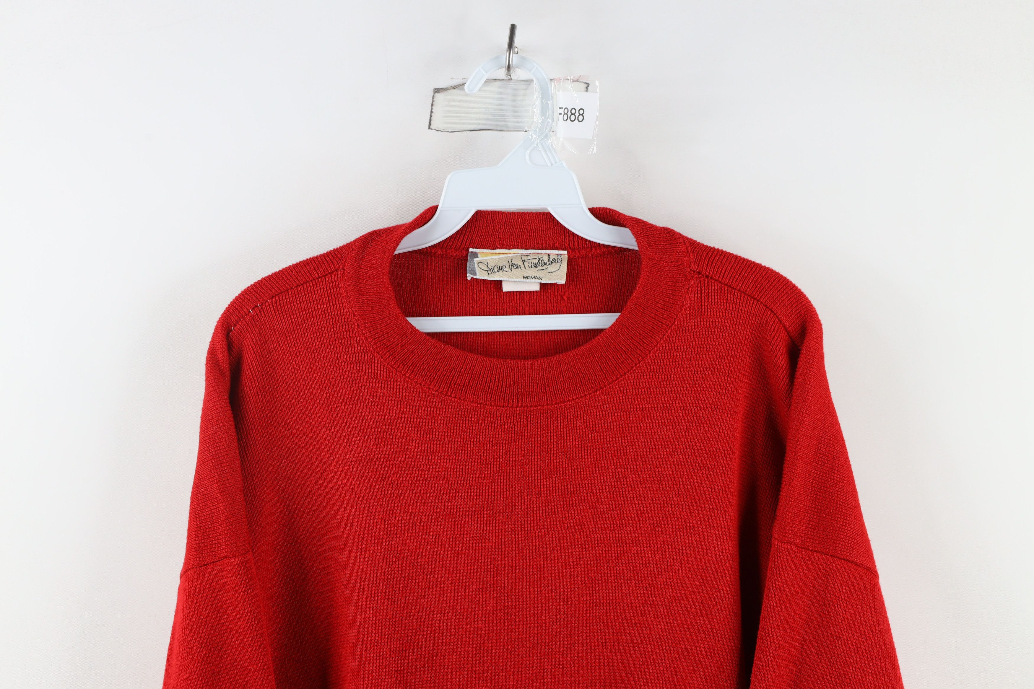 Diane von Furstenberg × Vintage Vintage 90s Diane Von Furstenberg Knit Crewneck Sweater Size XL / US 12-14 / IT 48-50 - 2 Thumbnail