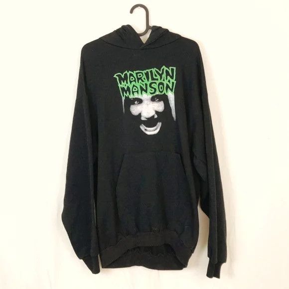 Band Tees × Marilyn Manson Marilyn Manson Smells Like Children Vintage GRAIL Hoodie Size US L / EU 52-54 / 3 - 1 Thumbnail