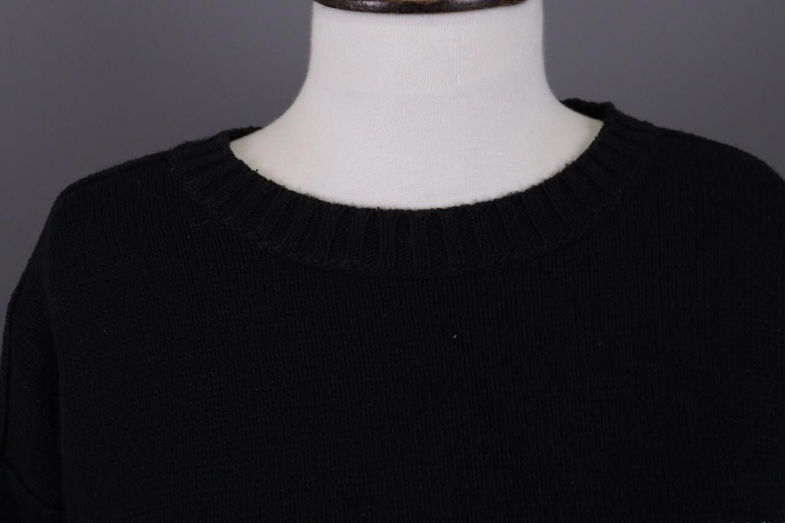 Carlo Colucci Carlo Colucci Black Knit Mens Sweater Size 56 Size US M / EU 48-50 / 2 - 5 Thumbnail