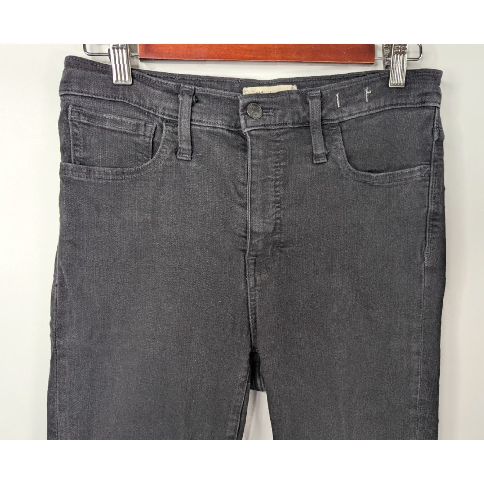 Madewell Madewell Roadtripper Skinny Jeans Bennett Black Size 28 Women's G7392 Stretch Size 28" / US 6 / IT 42 - 2 Thumbnail