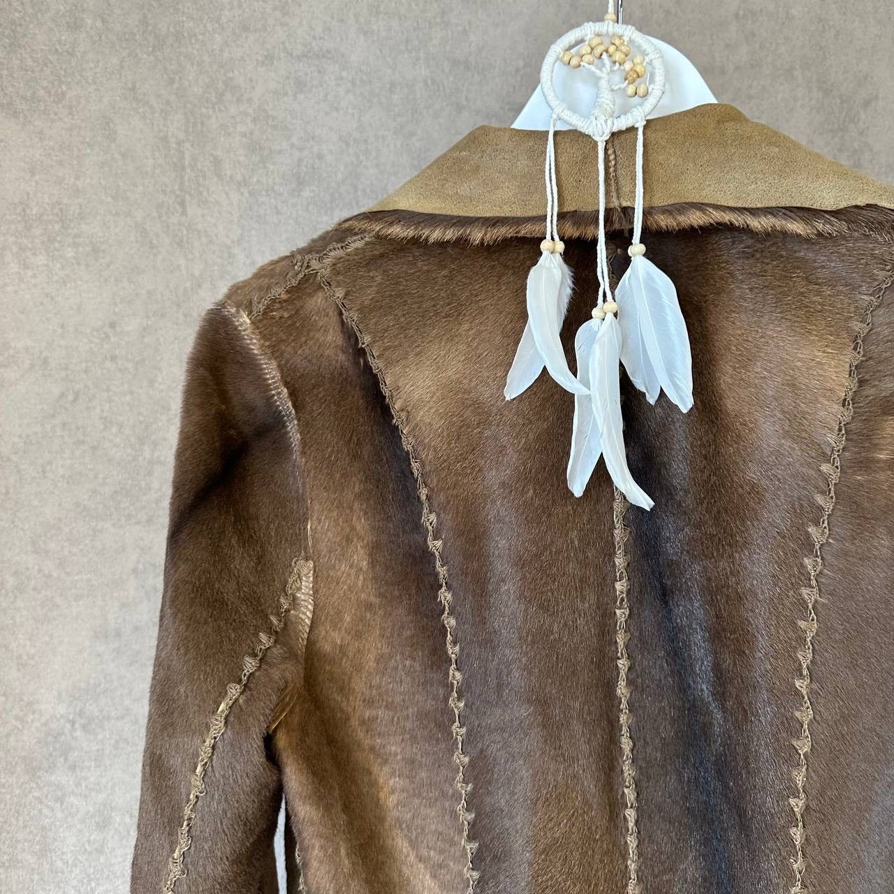 Other Luxury Sylvie Schimmel Fur Light Jacket Woll France Goat Size XS / US 0-2 / IT 36-38 - 14 Thumbnail