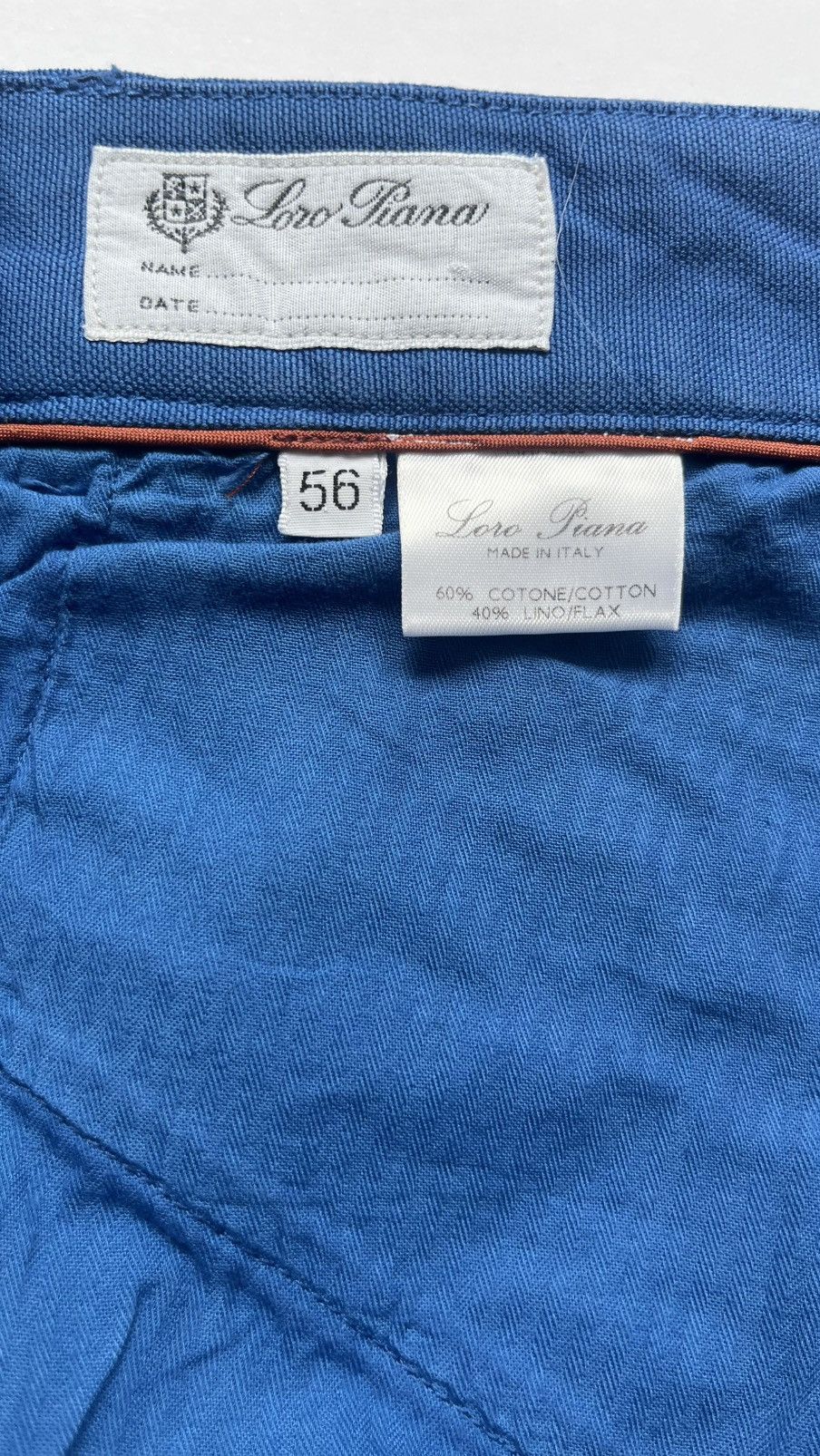 Loro Piana Loro Piana Cotton Mens Blue Shorts Size US 44 / EU 60 - 11 Thumbnail