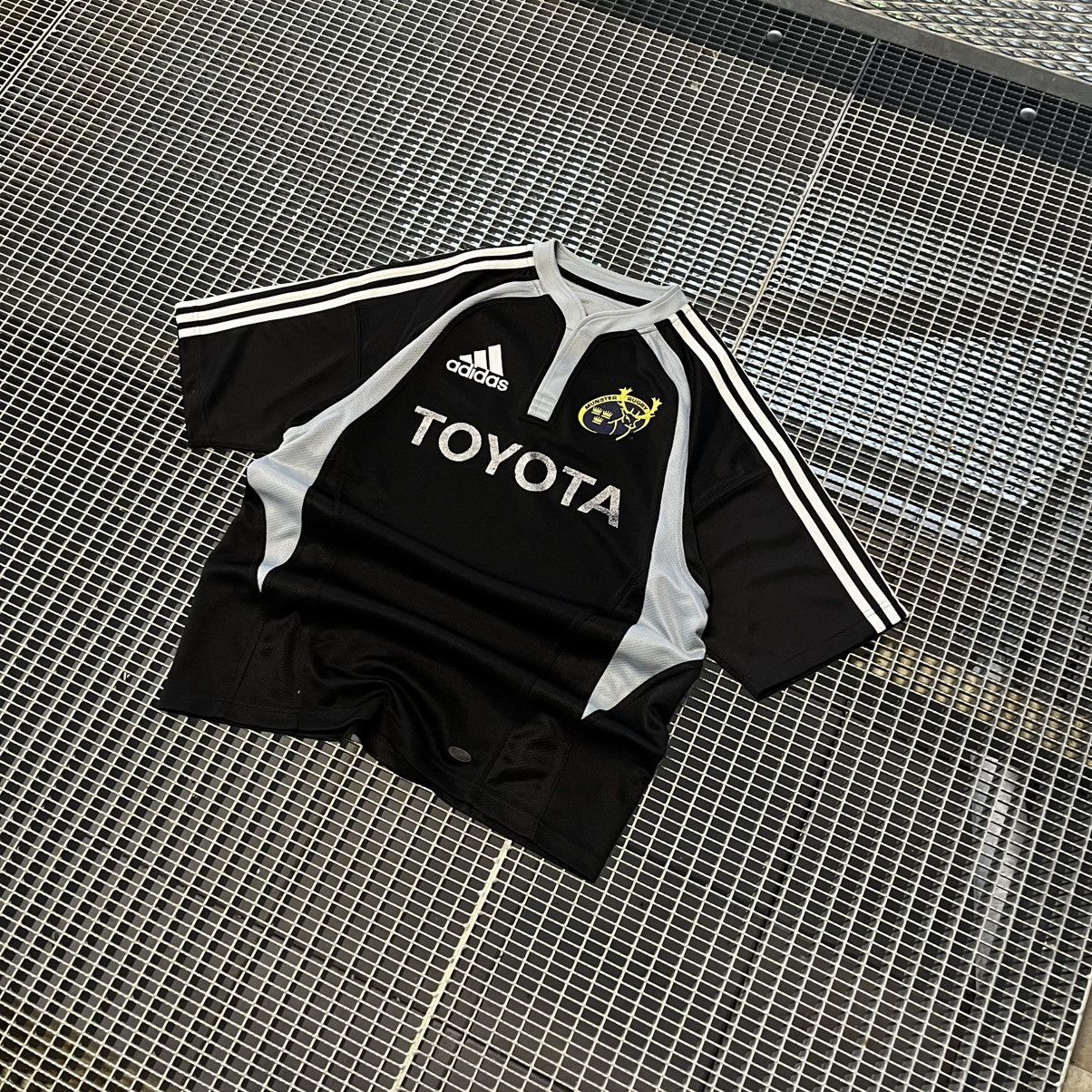 Adidas 2008 Adidas Munster Rugby Jersey Tee T-shirt Blokecore Y2K Size US M / EU 48-50 / 2 - 1 Thumbnail