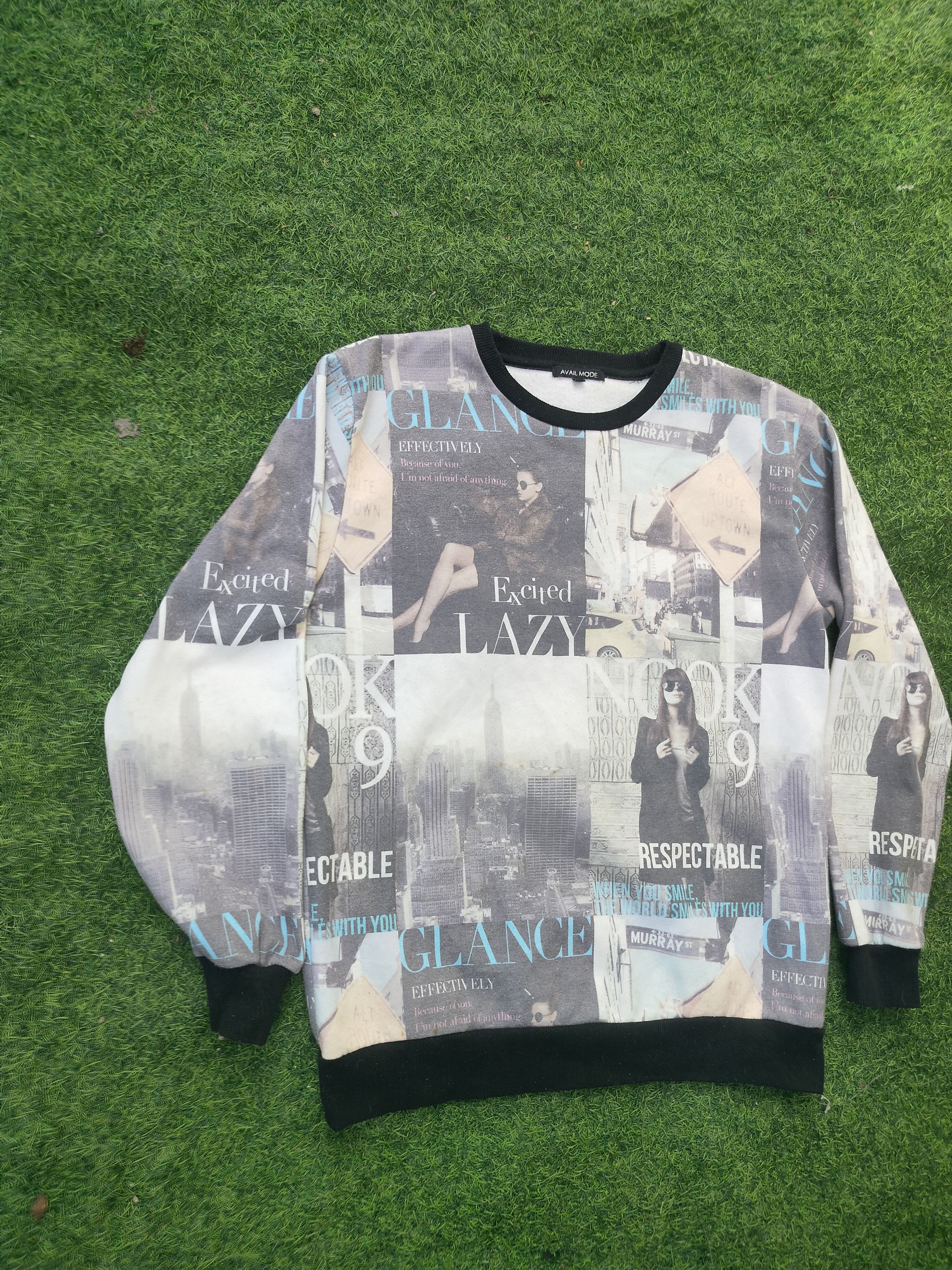 Japanese Brand AVAIL MODE FULLPRINT SWEATSHIRT Size US L / EU 52-54 / 3 - 2 Thumbnail